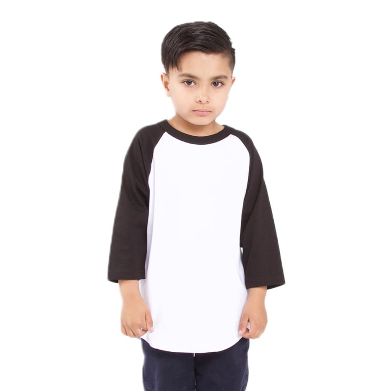 Shaka Wear Youth Three-Quarter Sleeve Raglan 15