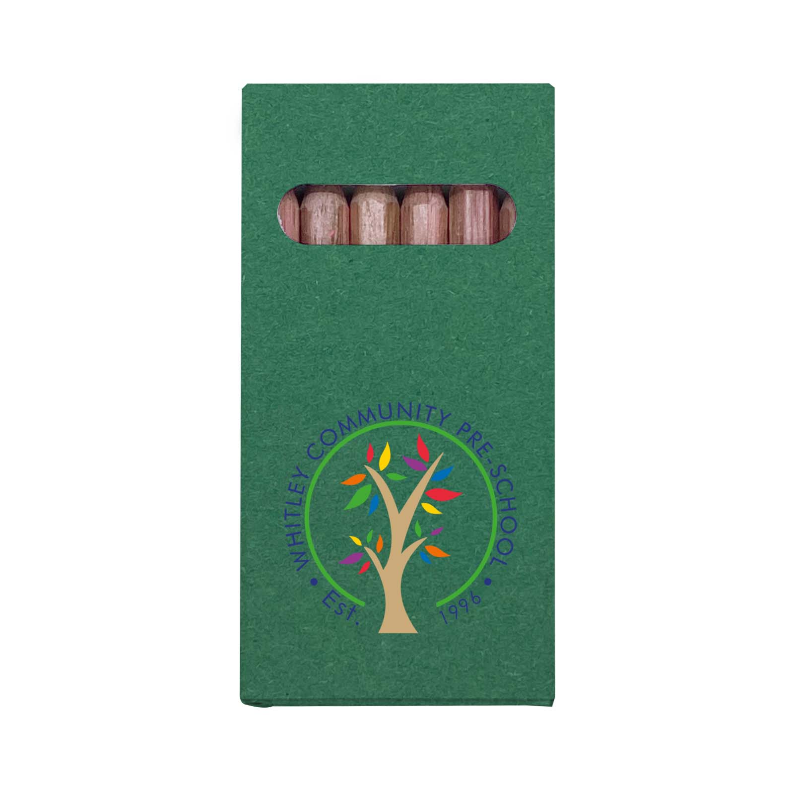 Full Color Six-Color Mini Wooden Pencil Set in Box 8