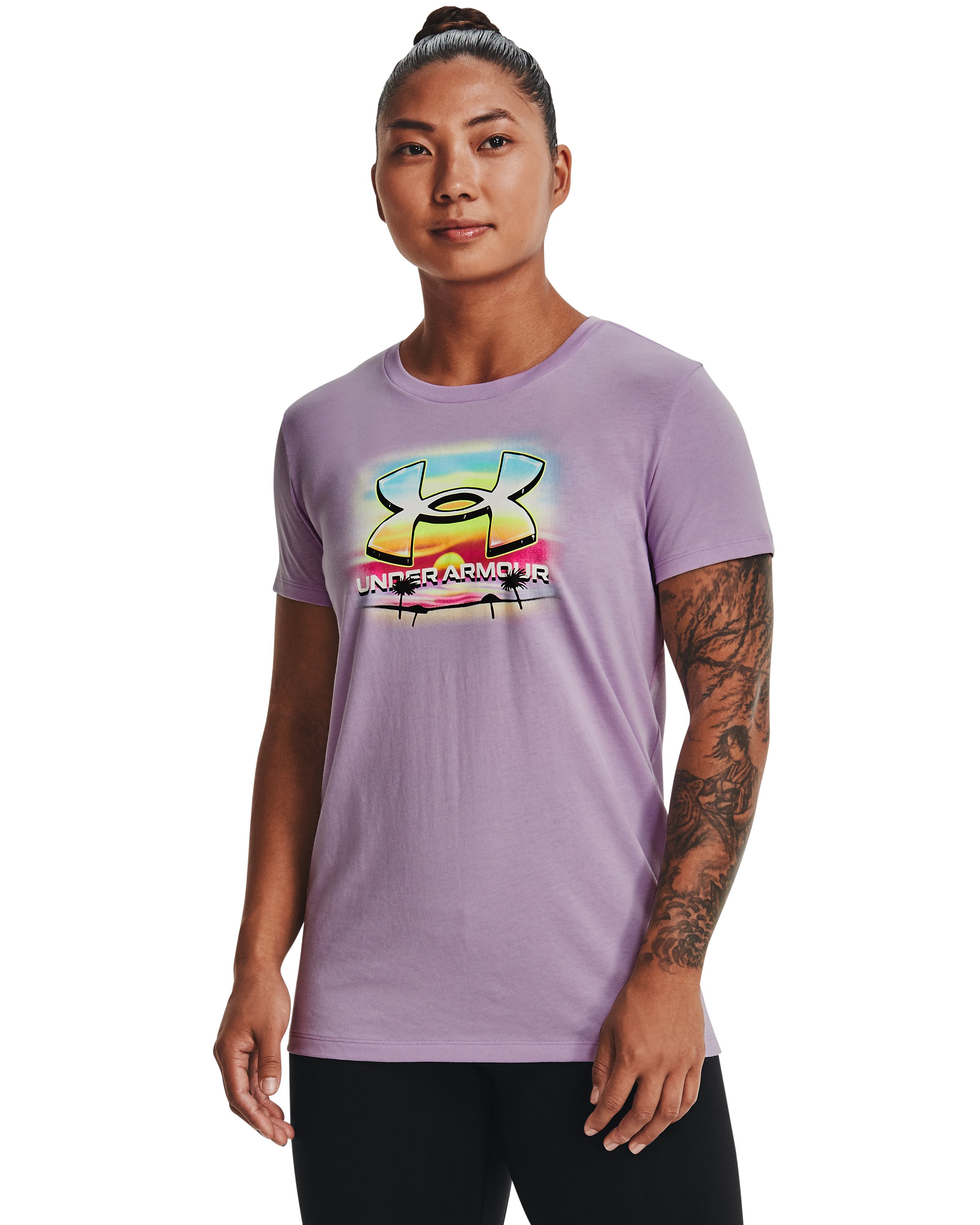 Women's UA Summer Vibes Big Logo Short Sleeve 1