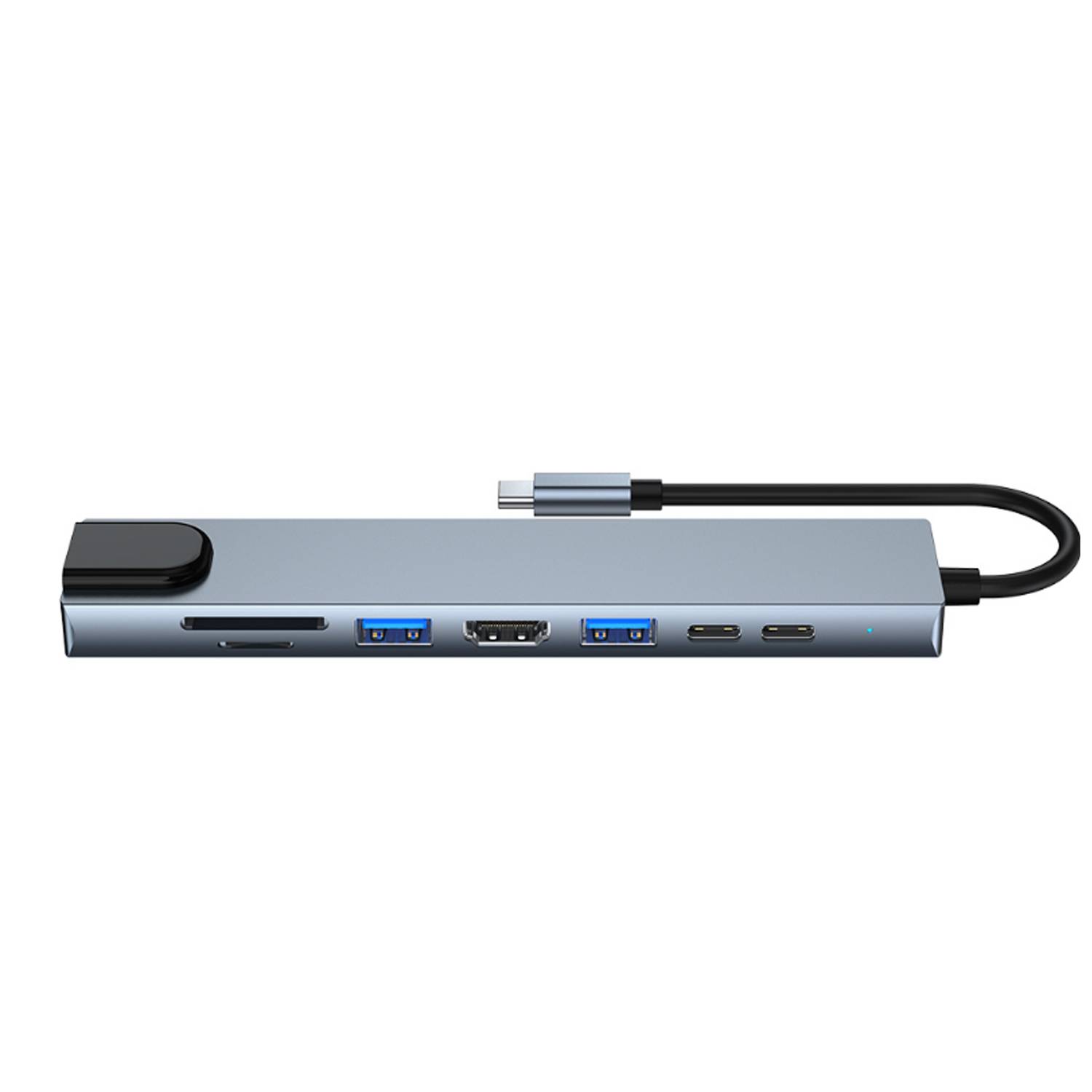8 in 1 UsB C Hub Type C to 4K HDTV Adapter 6