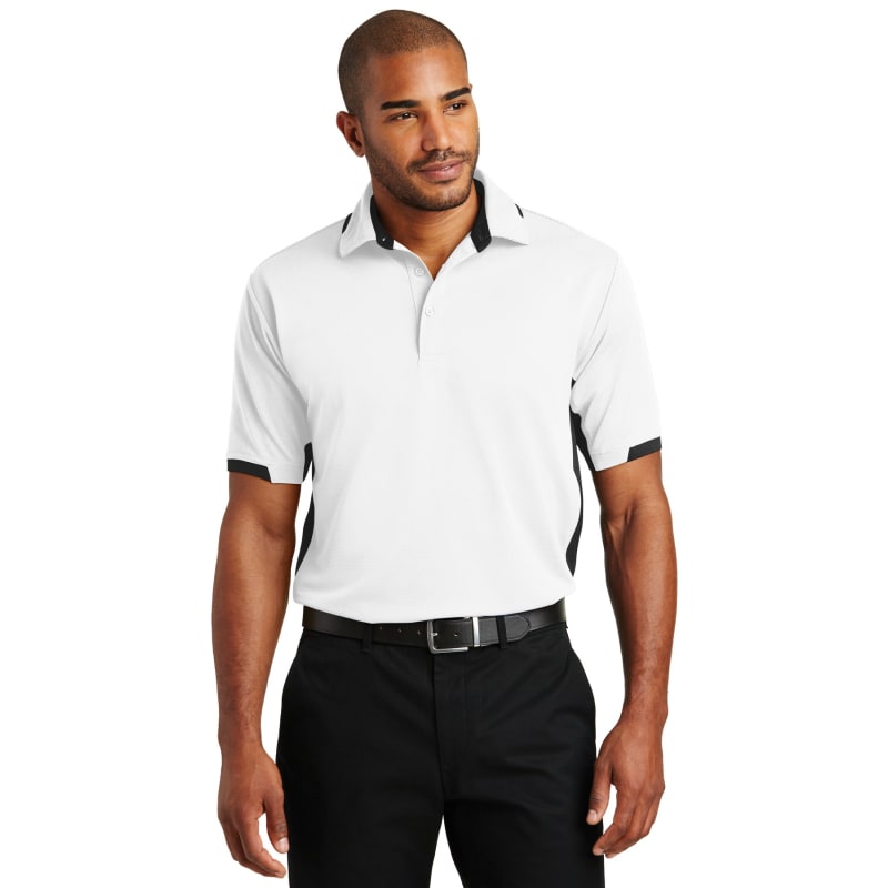 Port Authority Dry Zone Colorblock Ottoman Polo. 17