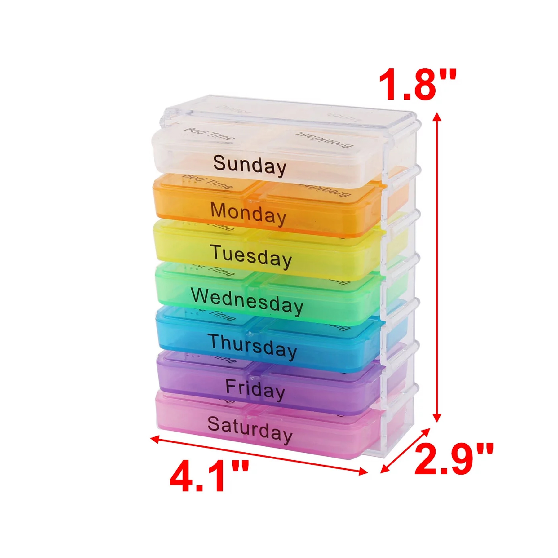 Weekly Pill Organizer 7 Days 3