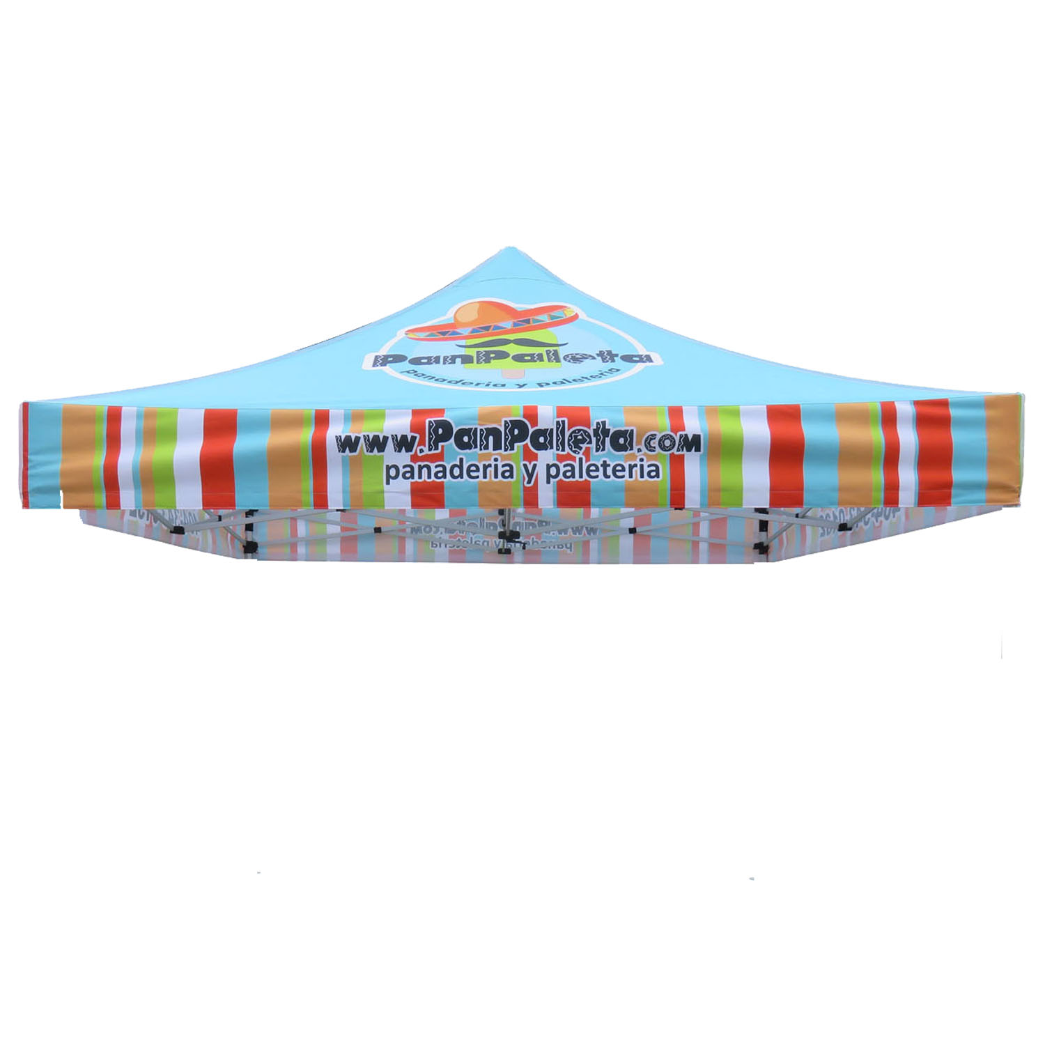 10' Premium Tent Canopy only, Full Bleed Dye-Sublimation 1