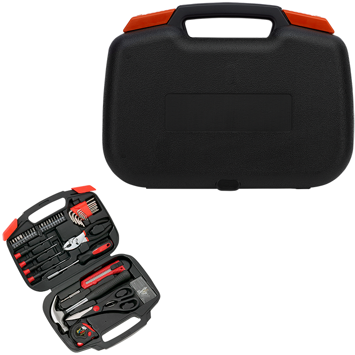 Tool Set with Bi-Fold Carrying Case 3