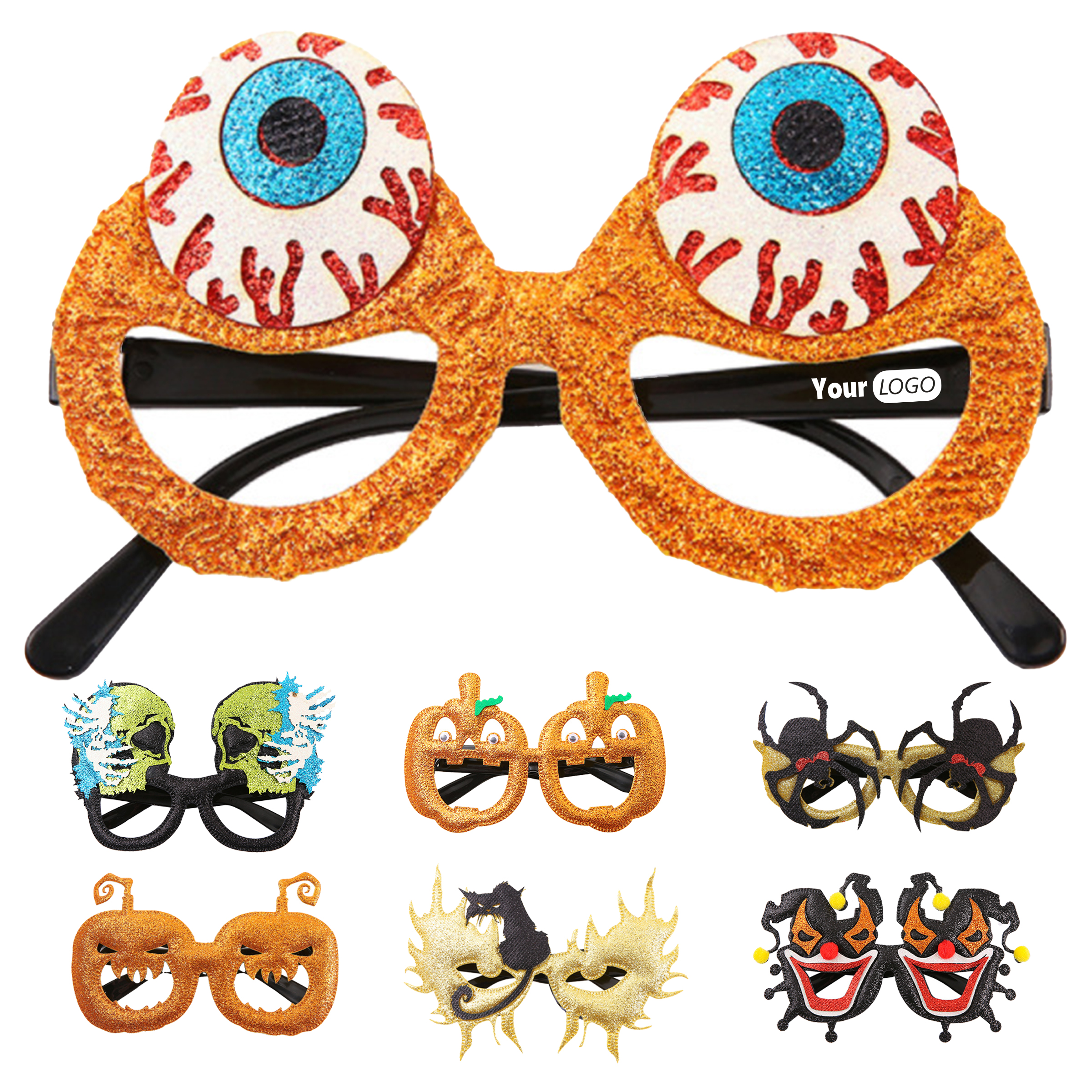 Cloth Creative Ghost Pumpkin Glasses 2
