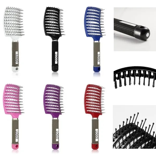 Hair Brush, Professional Curved Vented Brush 2