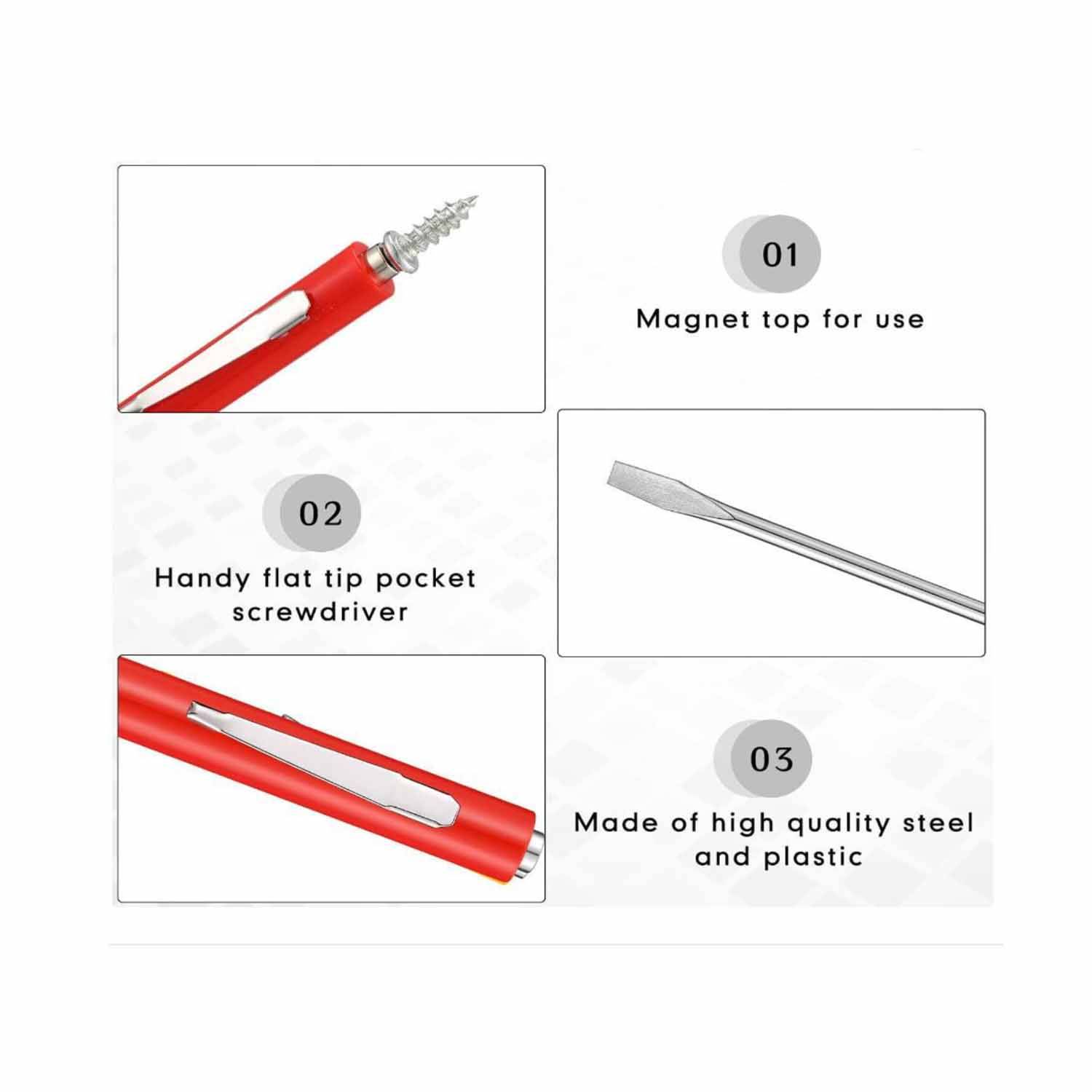 Pen-shaped Double-head Screwdriver W/ Magnet 6