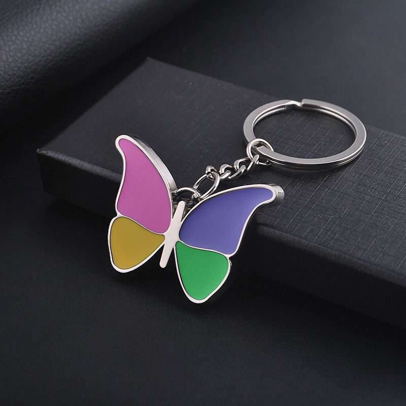 Colorful Butterfly Metal Key Chain 4