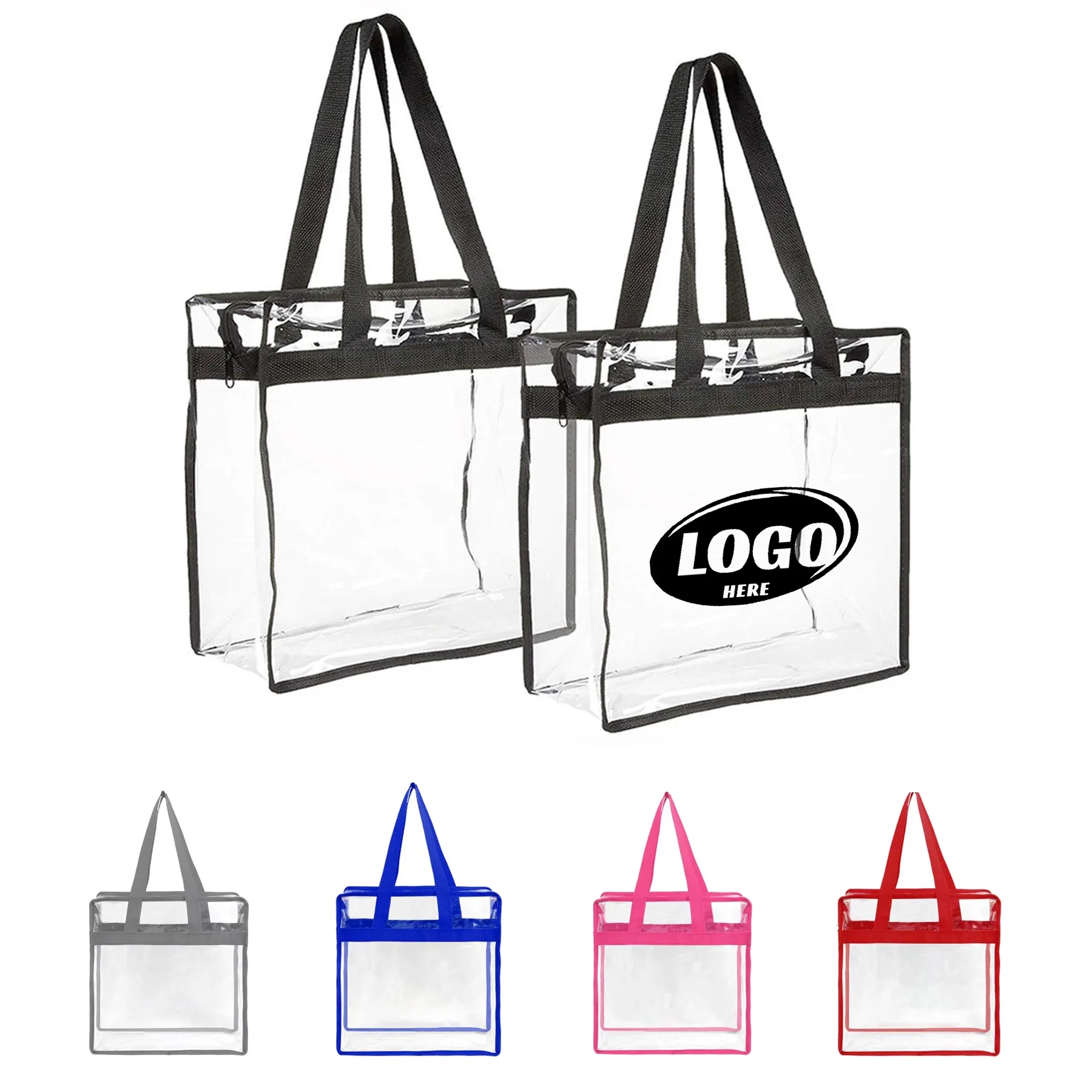Clear Tote Bag With Zipper 5