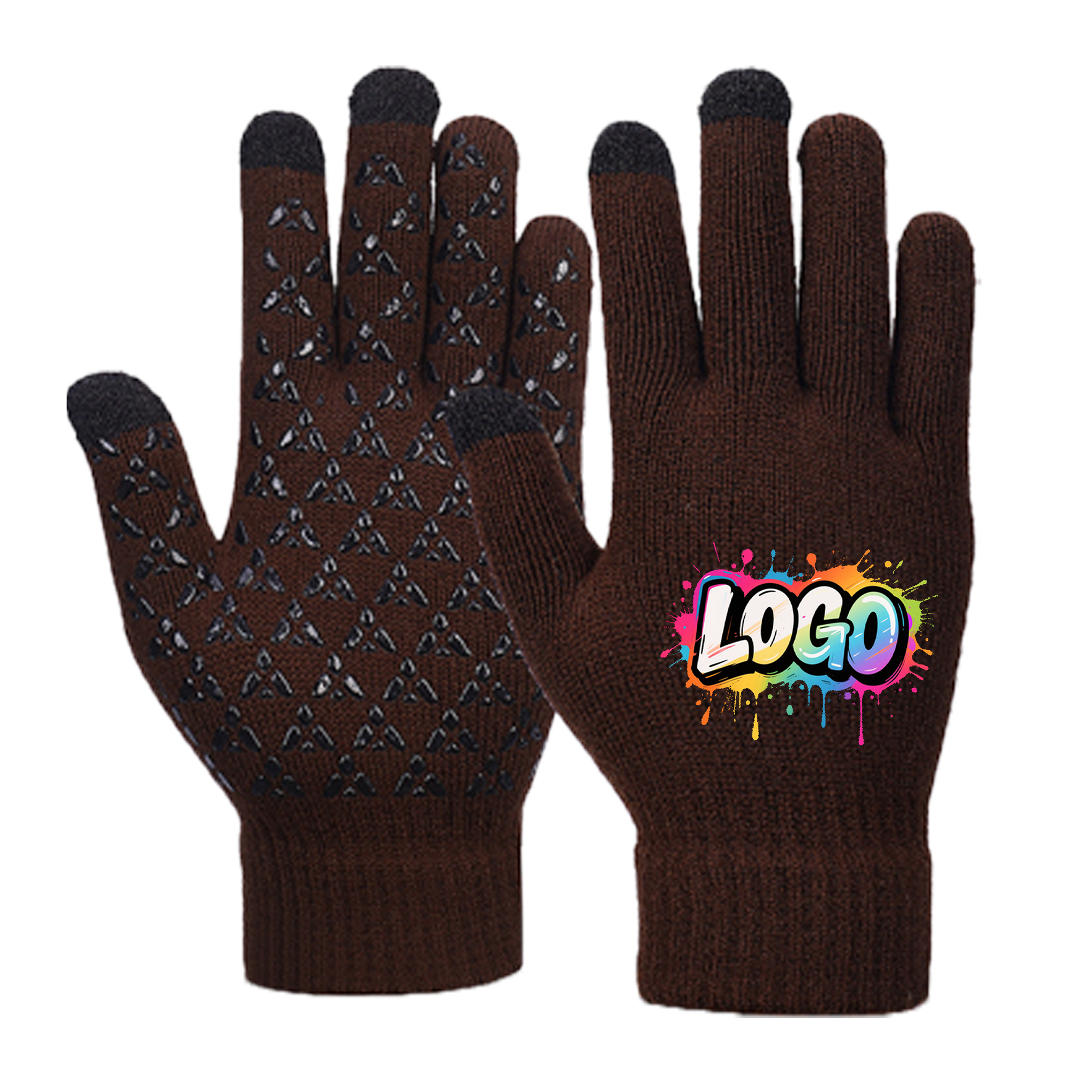 Winter Warm Knit Touchscreen Gloves 6