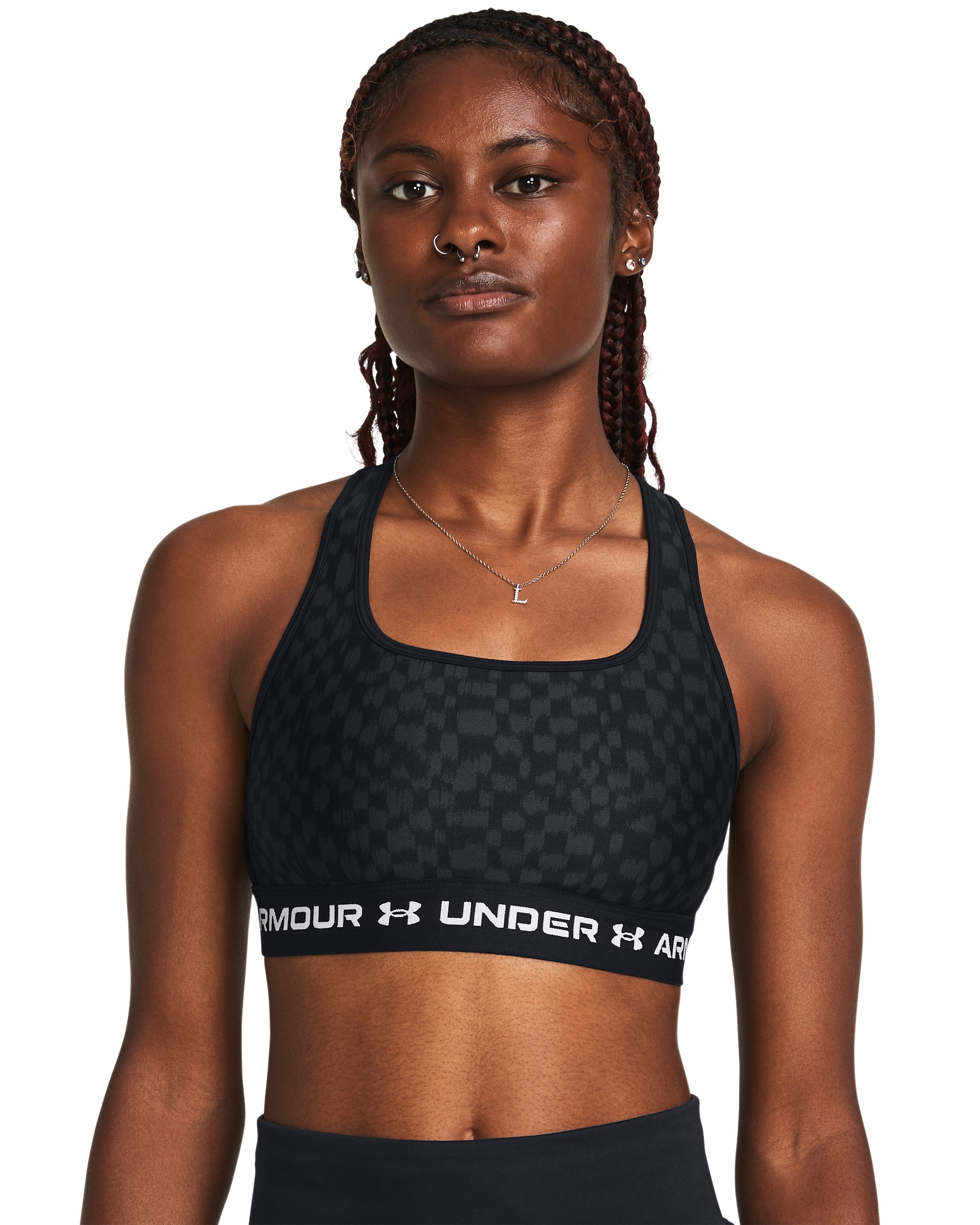 Crossback Mid Printed Women's Sports Bra 6
