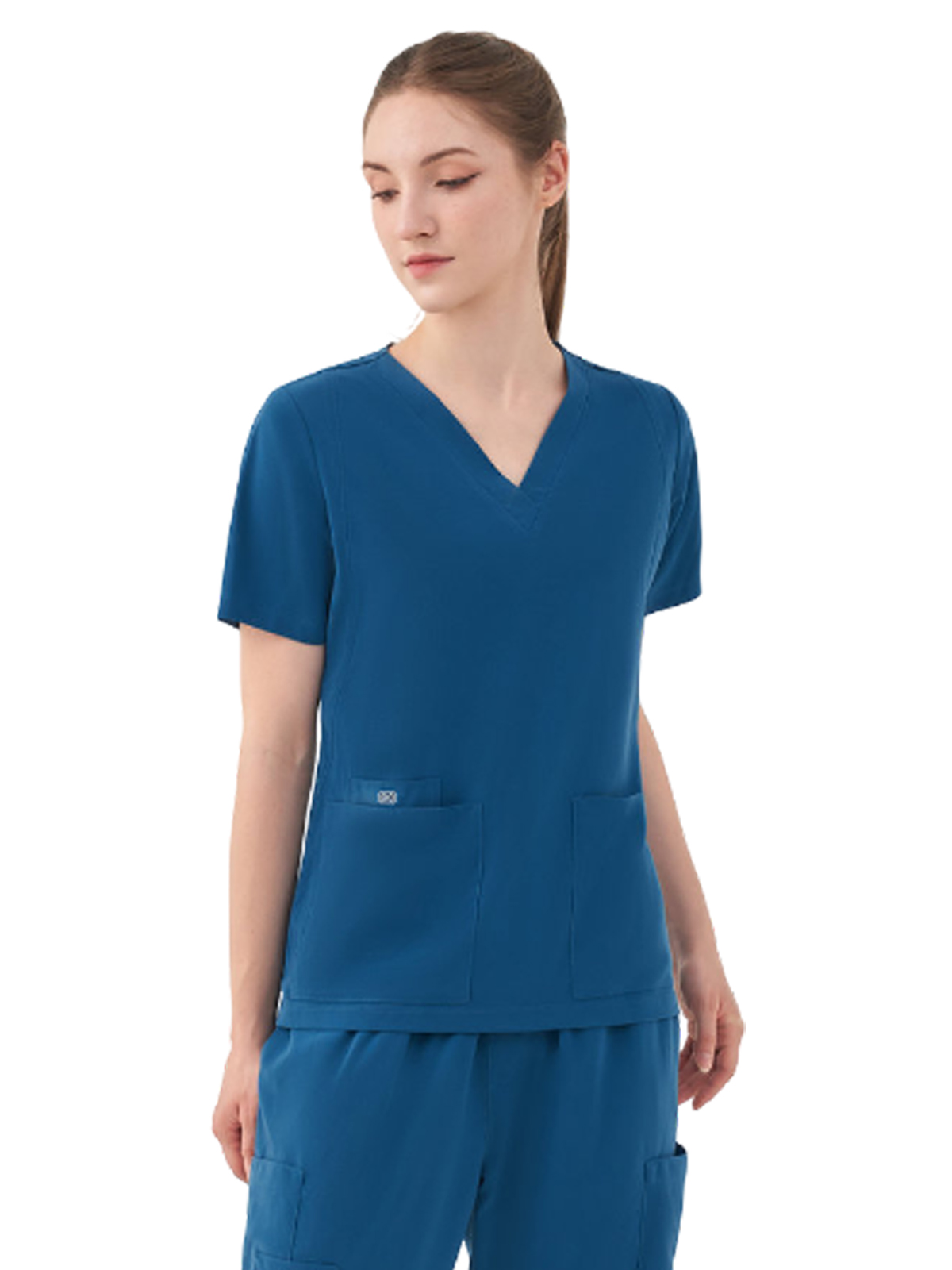 Parkley Quantum - Women's Five-Pocket AURORA V-Neck Top 4