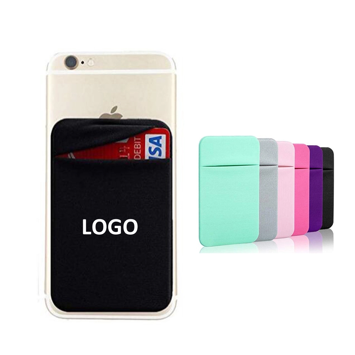 Stretchy Lycra Phone Card Holder 2