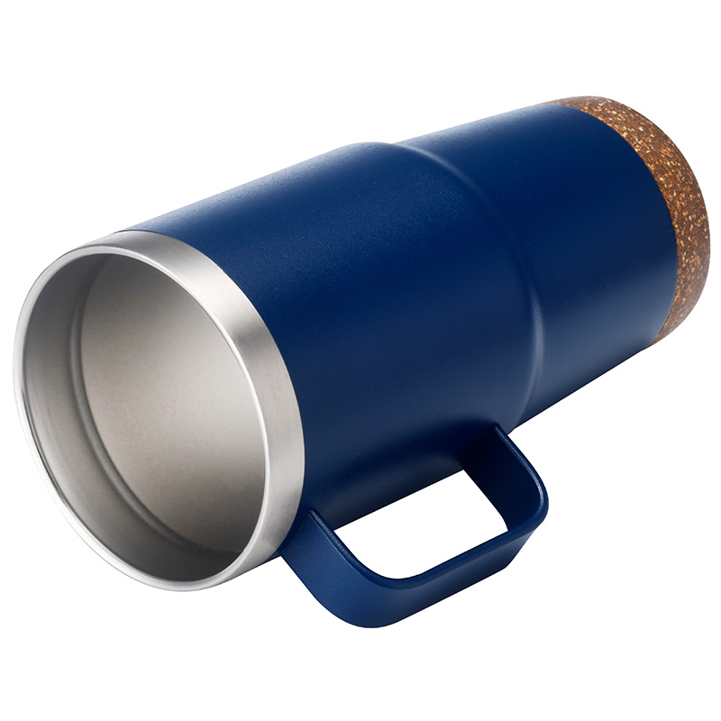 24oz. Travel Mug with Cork Bottom & Lid 4