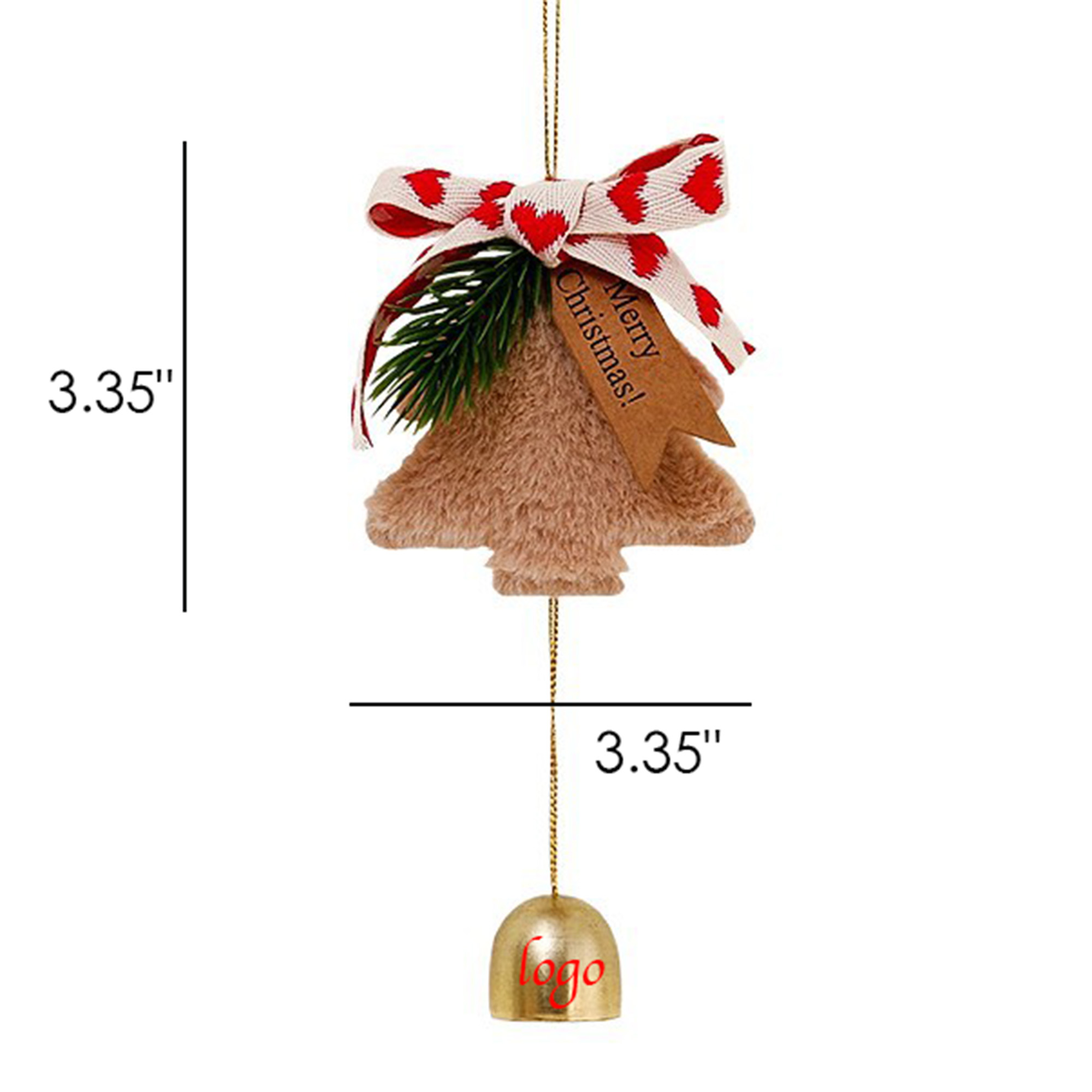 Christmas Tree Bell Ornament 8
