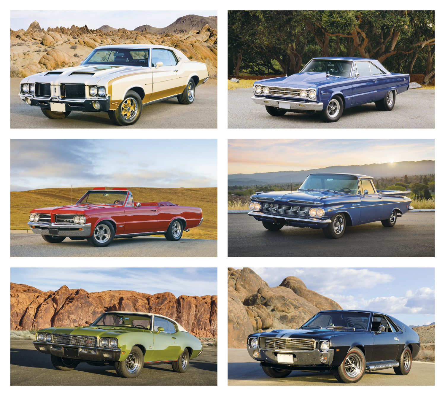 Triumph® Calendars Muscle Cars Calendar 24