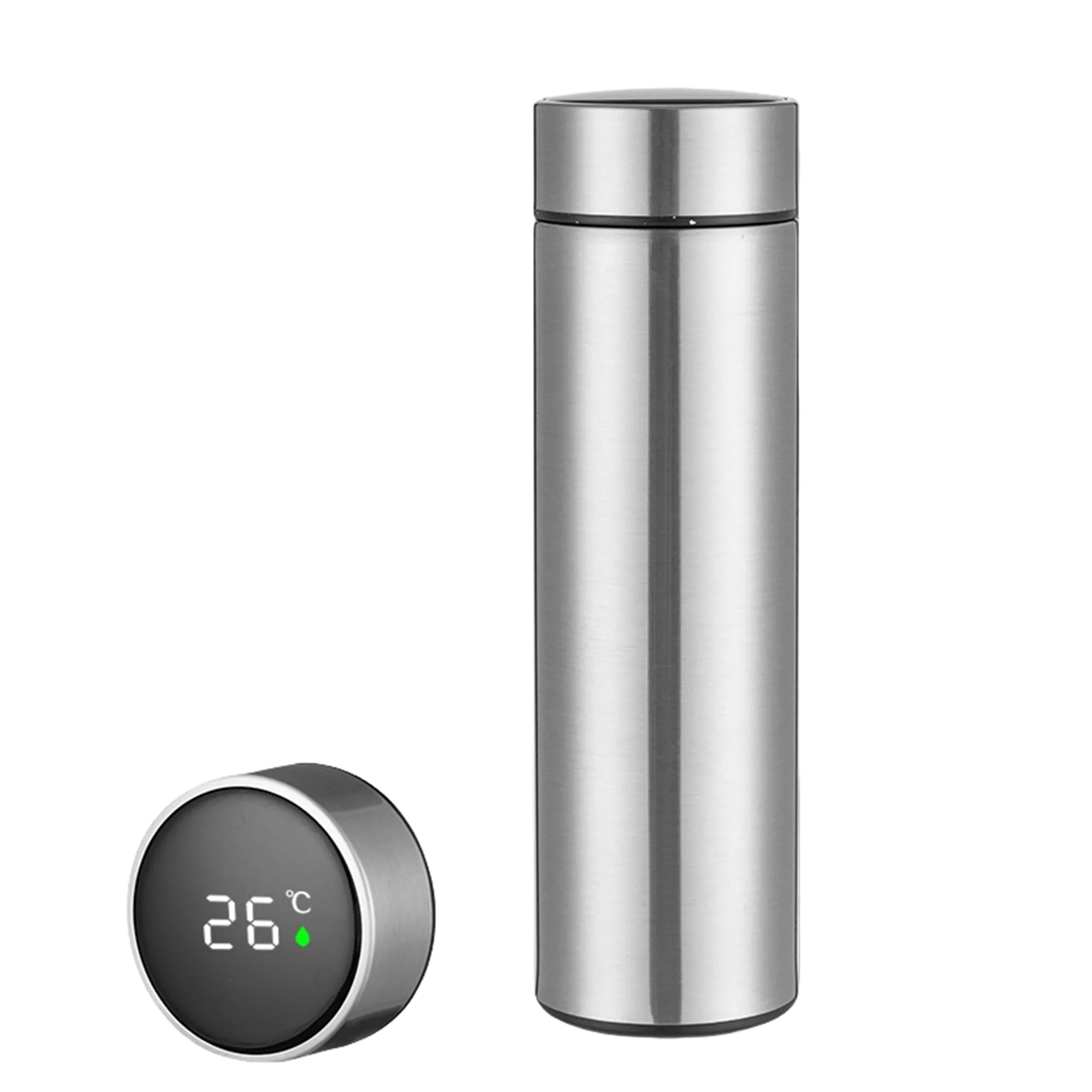 Stainless Steel Digital Temperature Display Water Bottle 8