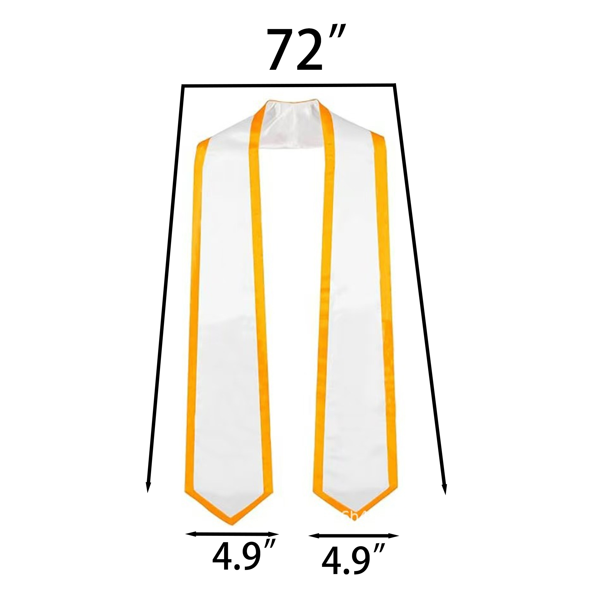 Academic Graduation Stole ?C Custom Plain Sash 4
