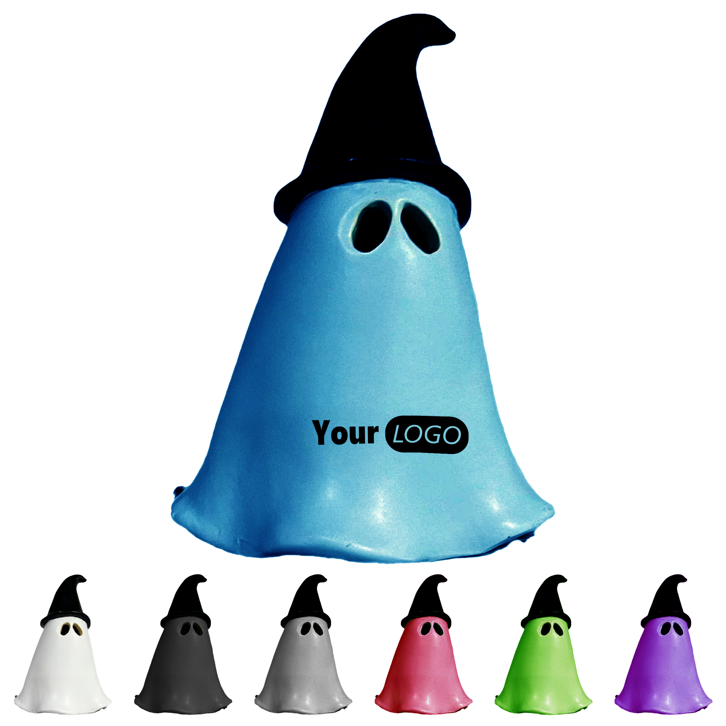 Resin Halloween Ghost Incense Burner ?C Frightfully Fun With Pumpkin And Witch Hat 5