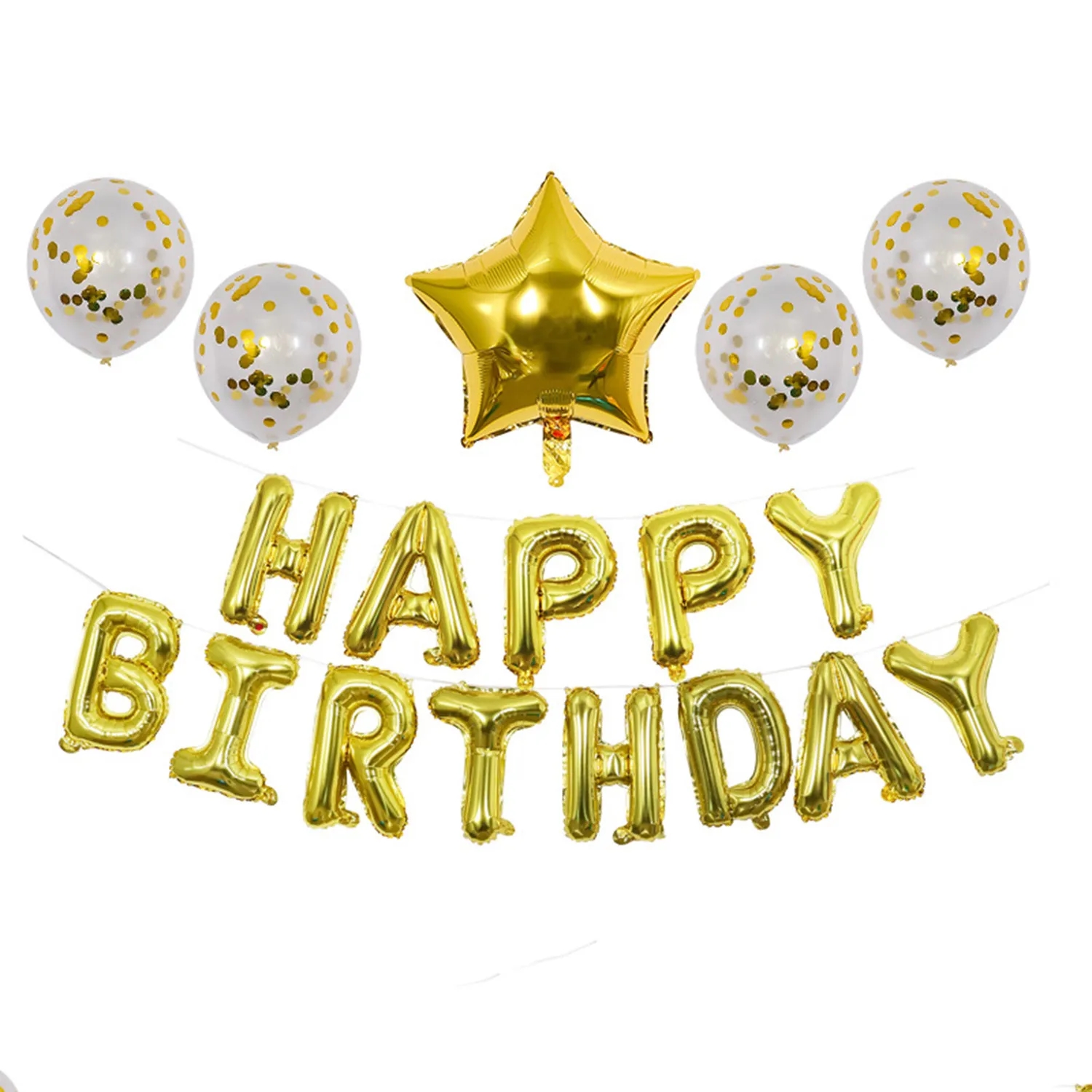Birthday Pie Balloon Pair Decoration Set 5