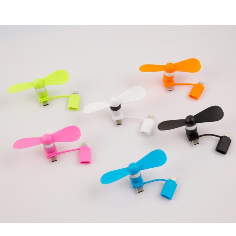 2 in 1 Portable Type C Port Mini Phone Fans 6