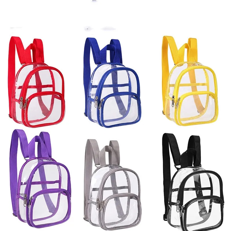 Mini Clear PVC Transparent Backpack 4