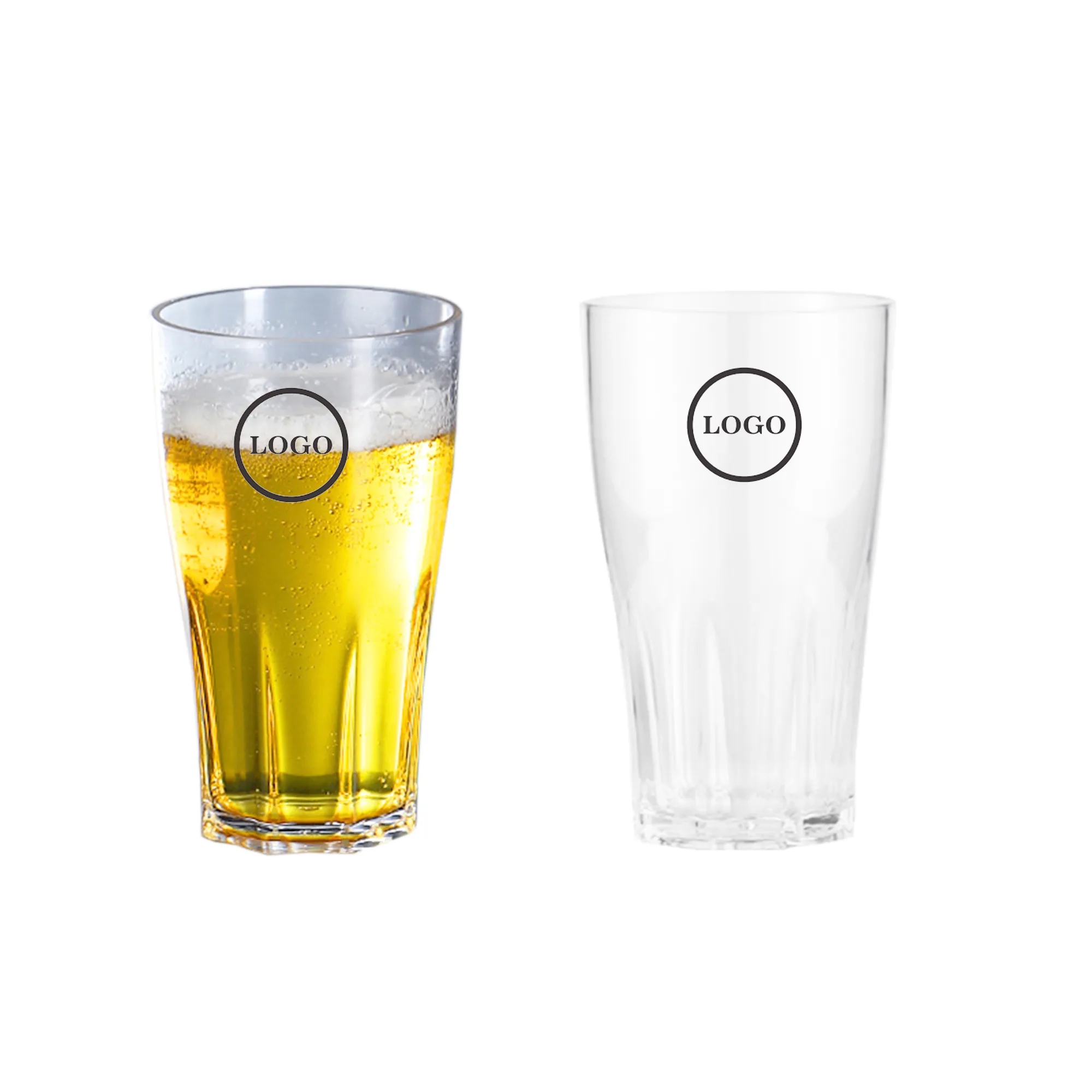 16oz Clear Acrylic Pint Beer Cup