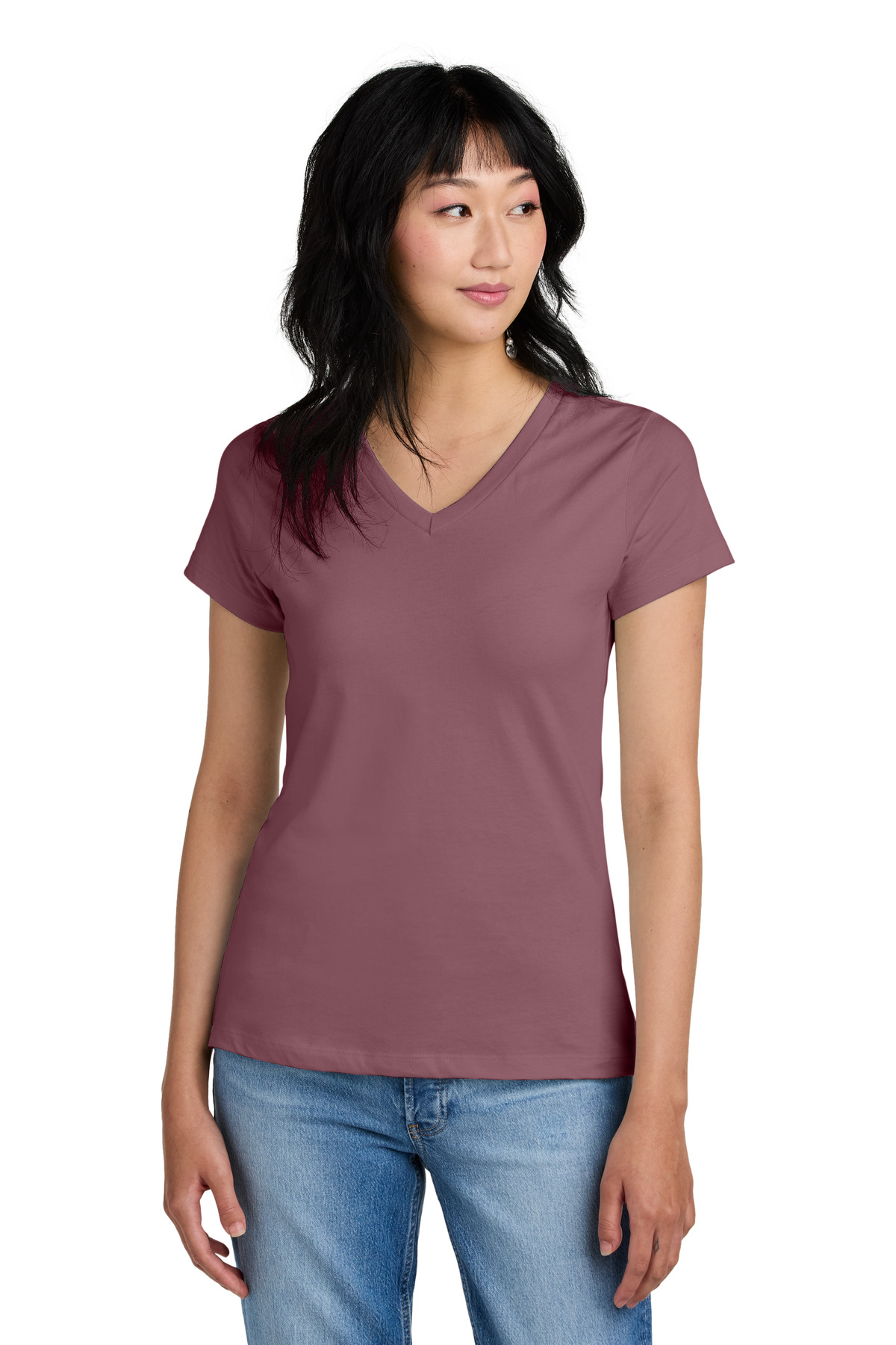 District® Women's Perfect Weight V-Neck Tee 87