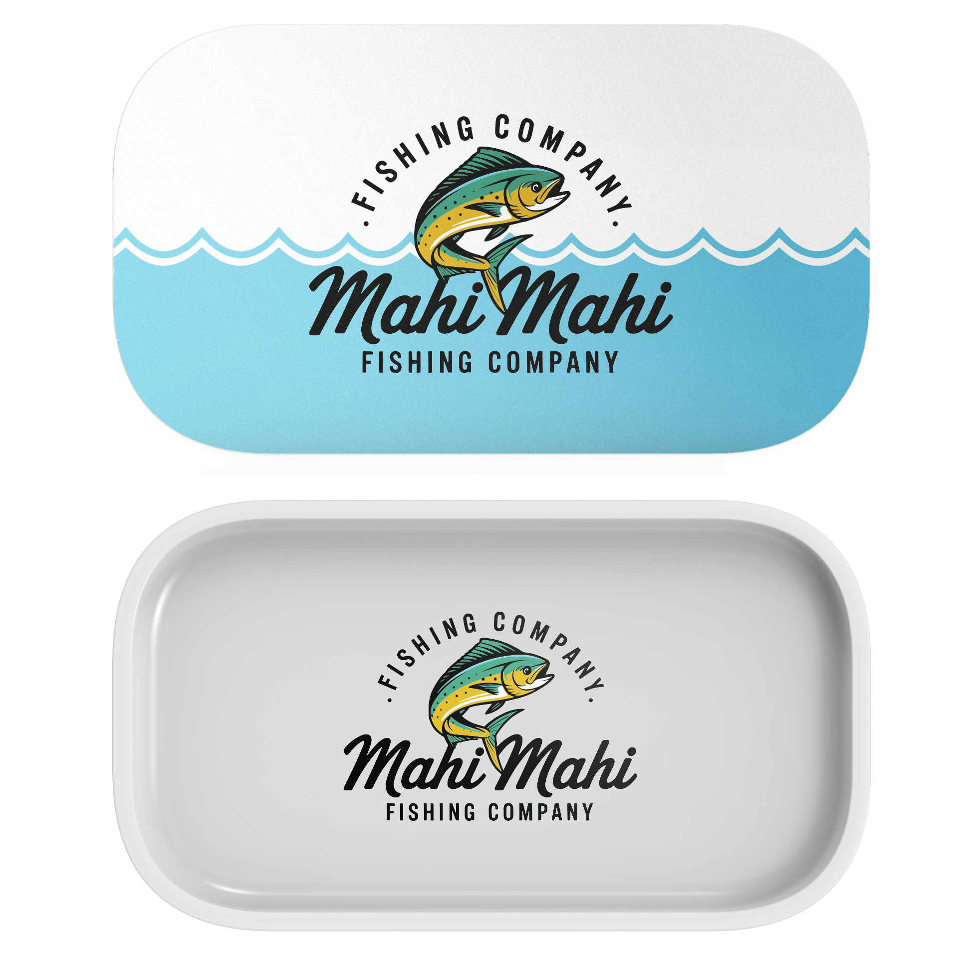 Medium Custom Printed Metal Rolling Tray – Quick Print – Magnetic Lid 2