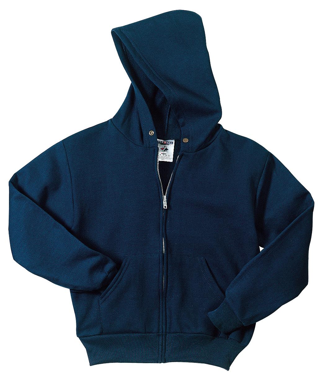 Jerzees® Youth NuBlend Full-Zip Hooded Sweatshirt 7