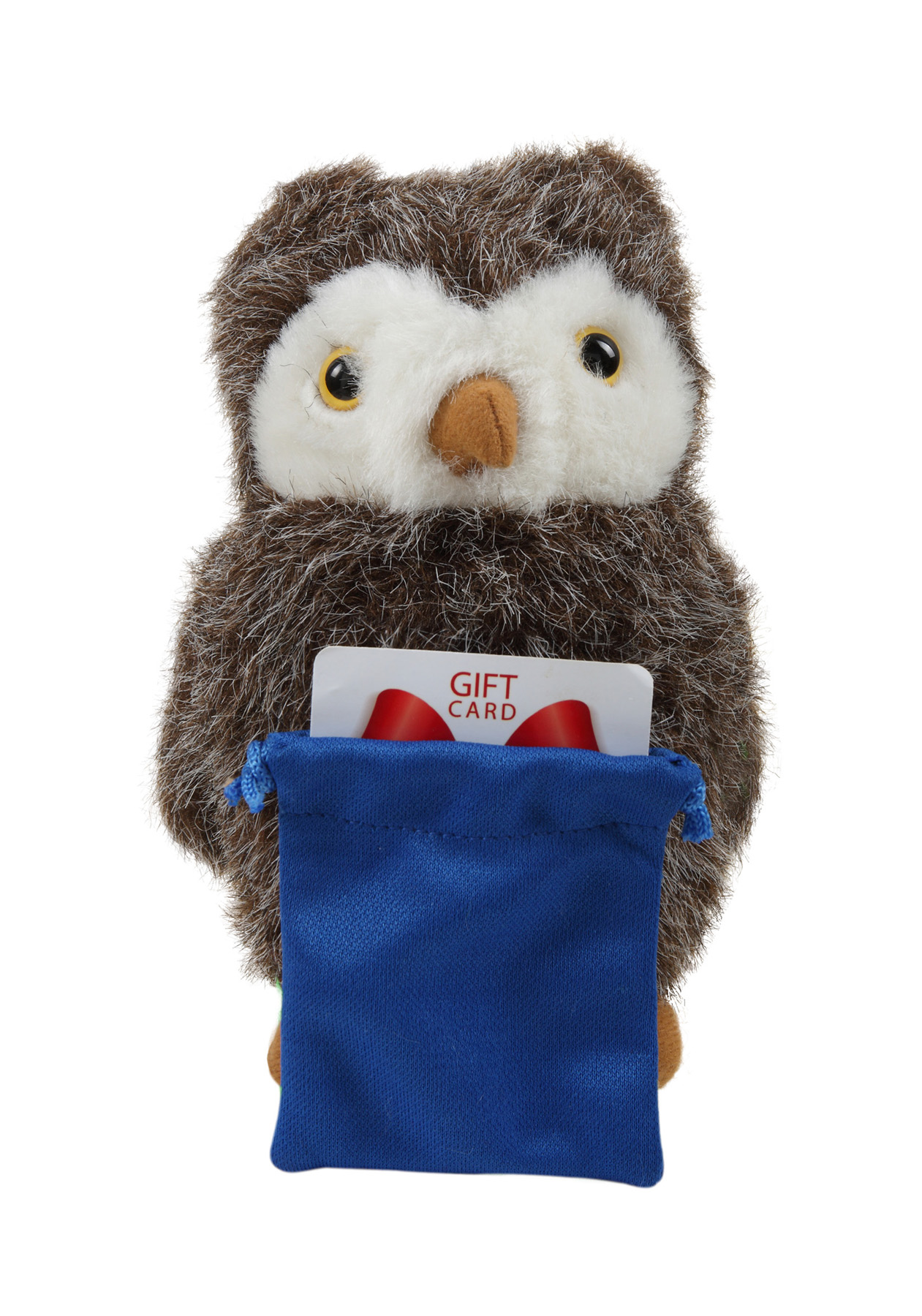 soft plush Owl with gift card sack 5