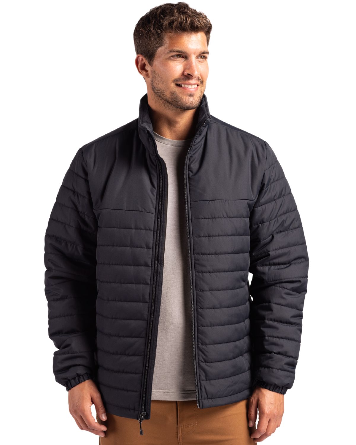 Elevation Eco Full Zip Mens Puffer Jacket