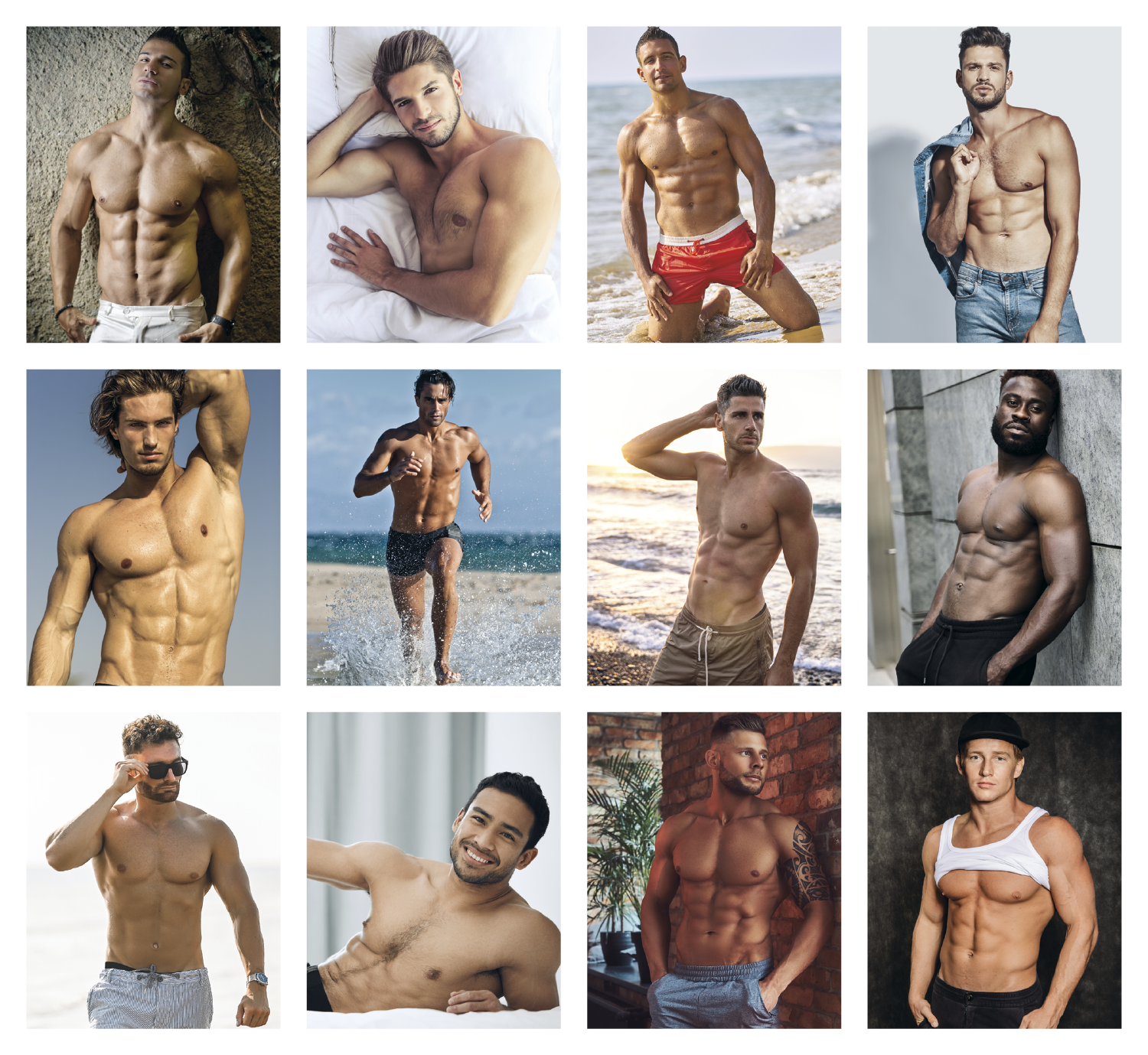 Triumph® Calendars Press-N-Stick Male Call Calendar 41