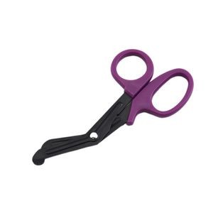 Ergonomic Emergency Medical Scissors Curved Stainless Steel Serrated Blades 4