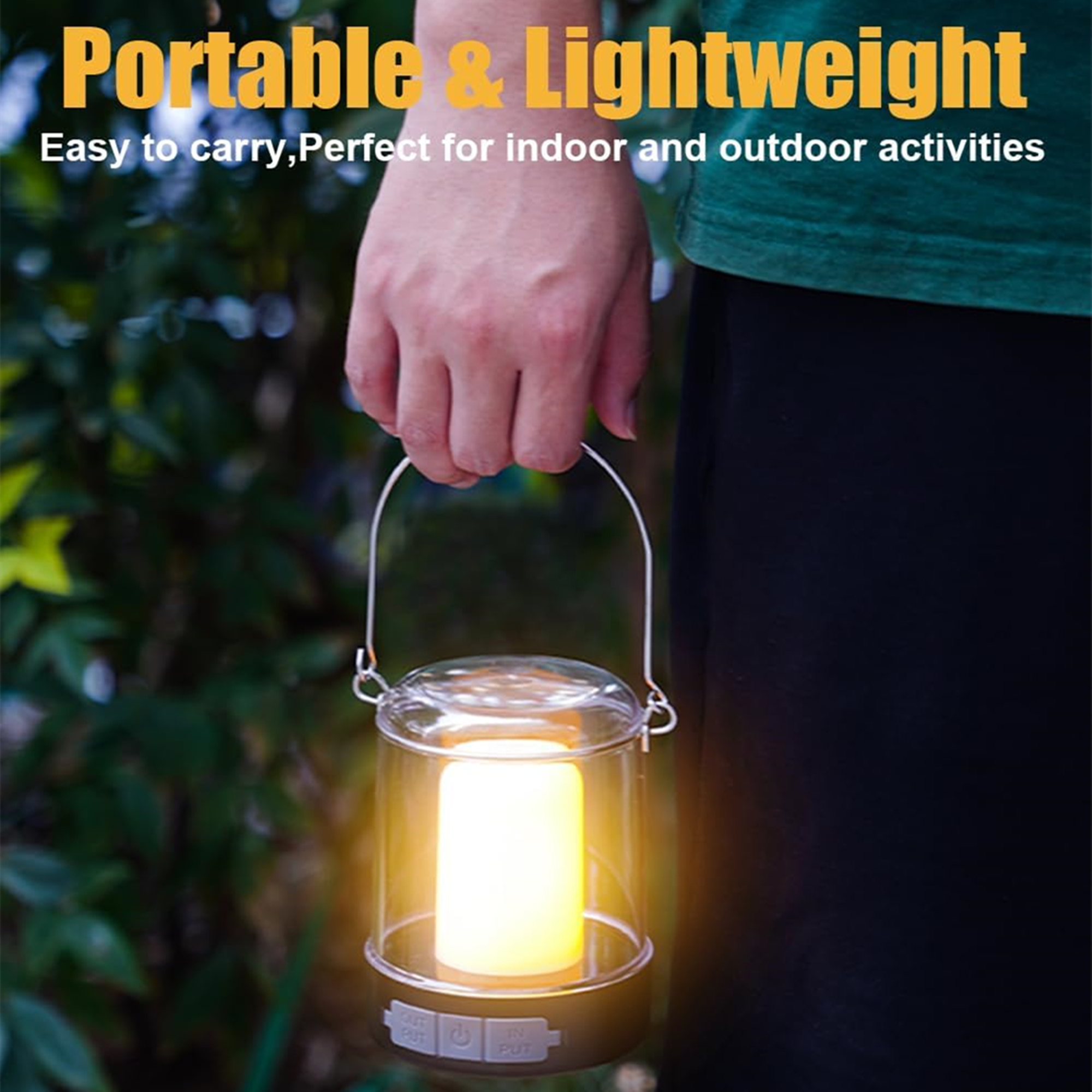 USB Rechargeable Camping Tent Light Lantern 5