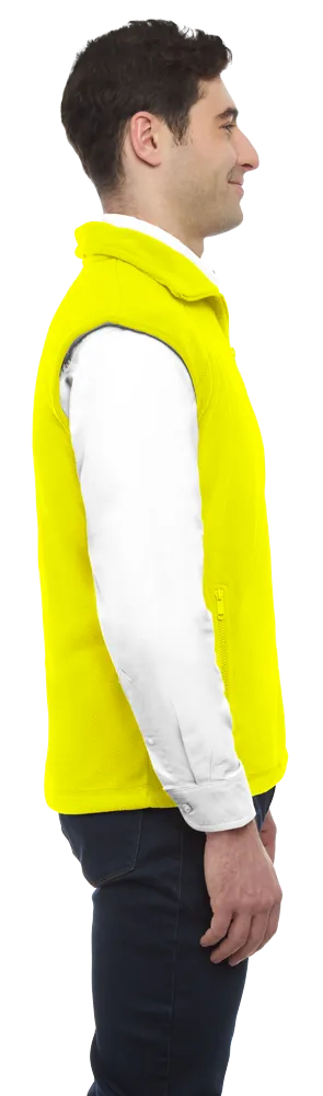 Adult Micro Fleece Zip Front Vest 87