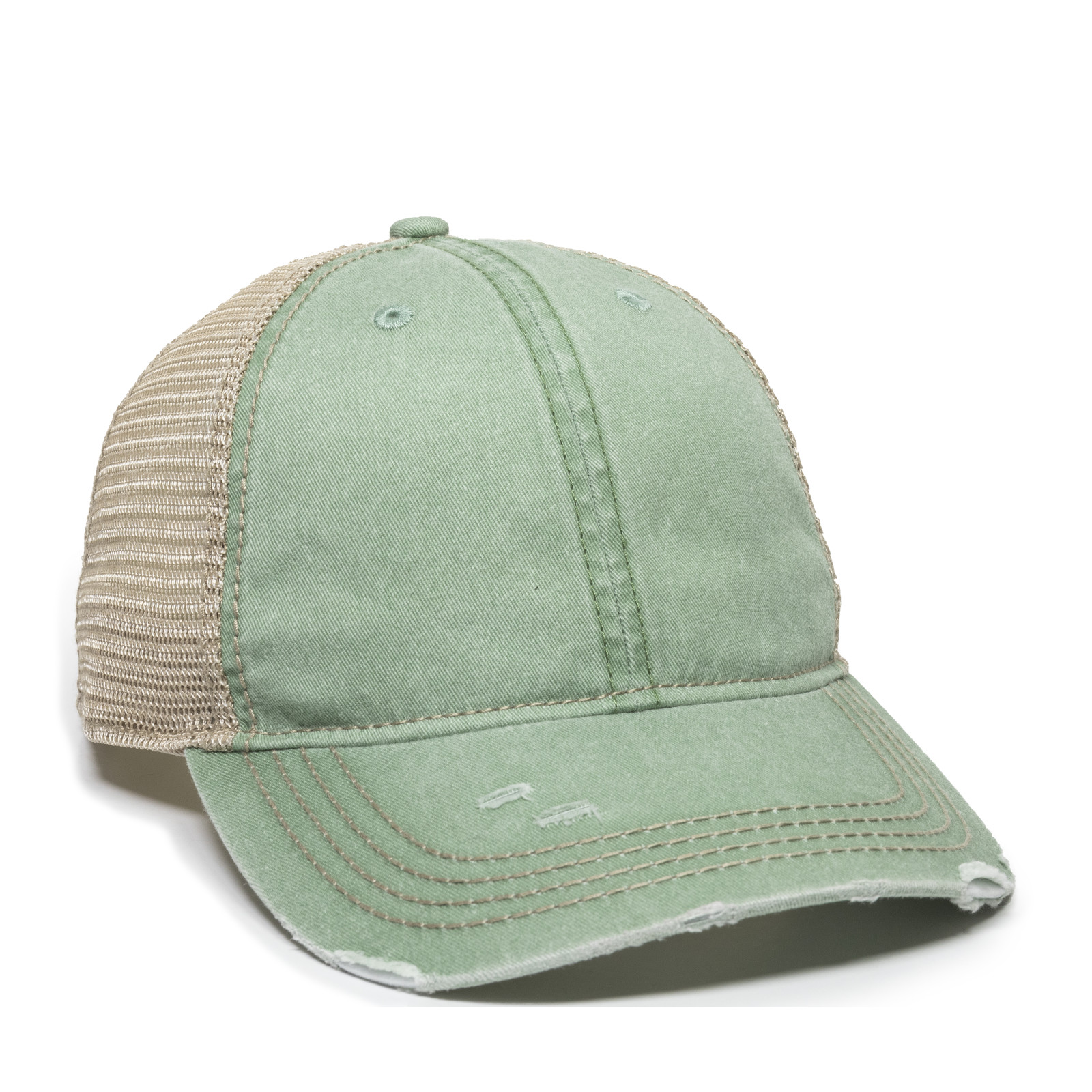 Heavy Distressed Tea-Stained Mesh 8