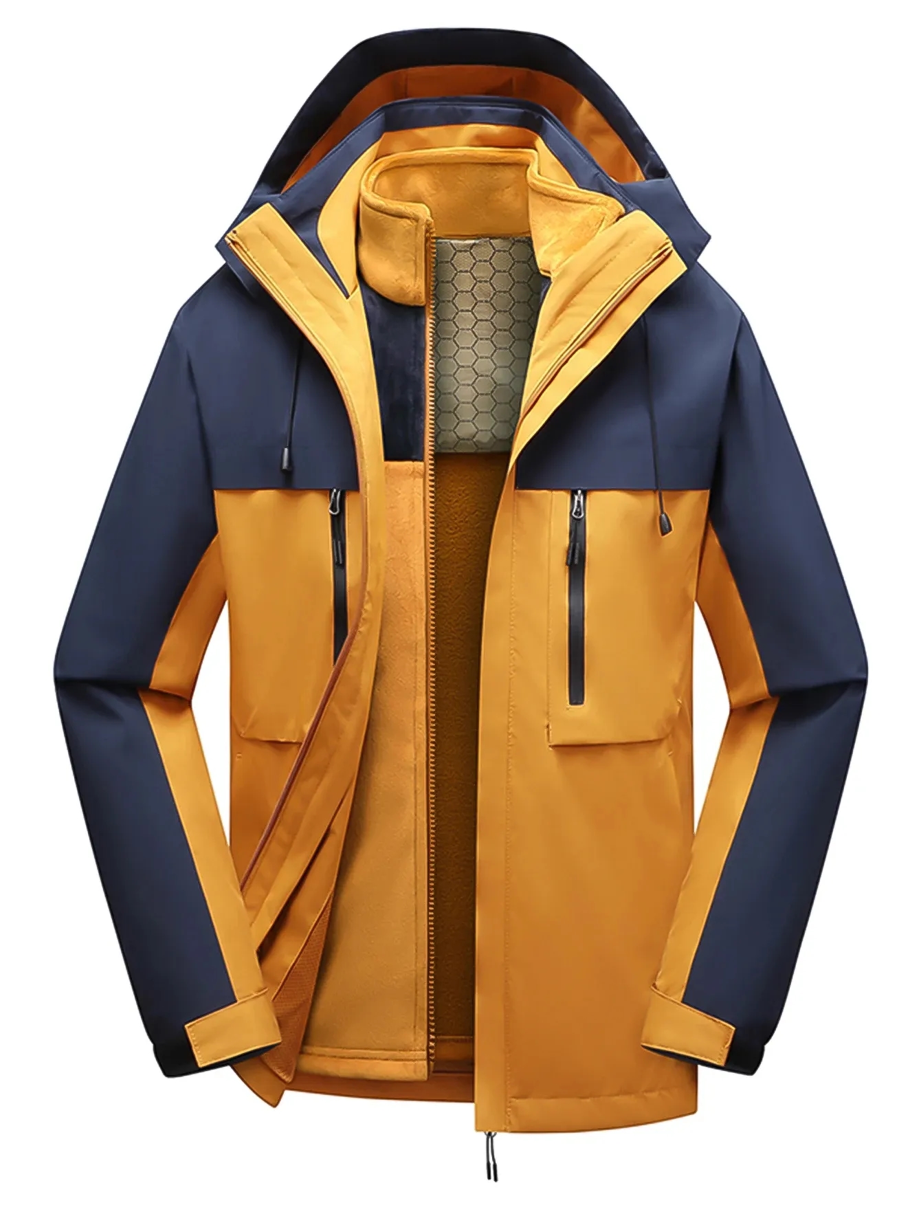 rPET 3in-1 Waterproof Ski Jacket with Fleece Liner 3