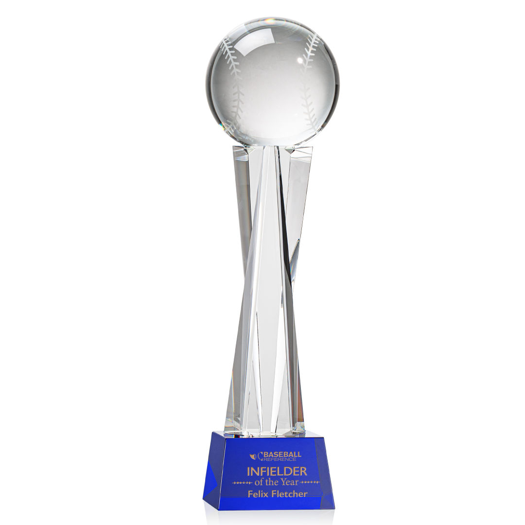 Baseball Award on Grafton Base - Blue 6