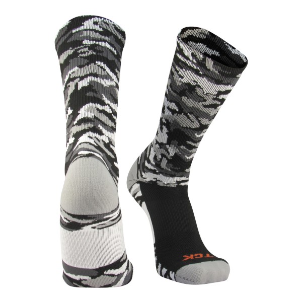 Elite Sports Socks Woodland Camo Crew 5