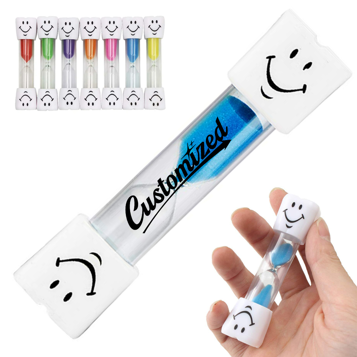 Tooth Shaped Smile Sand Timer for Dental Promotions 9