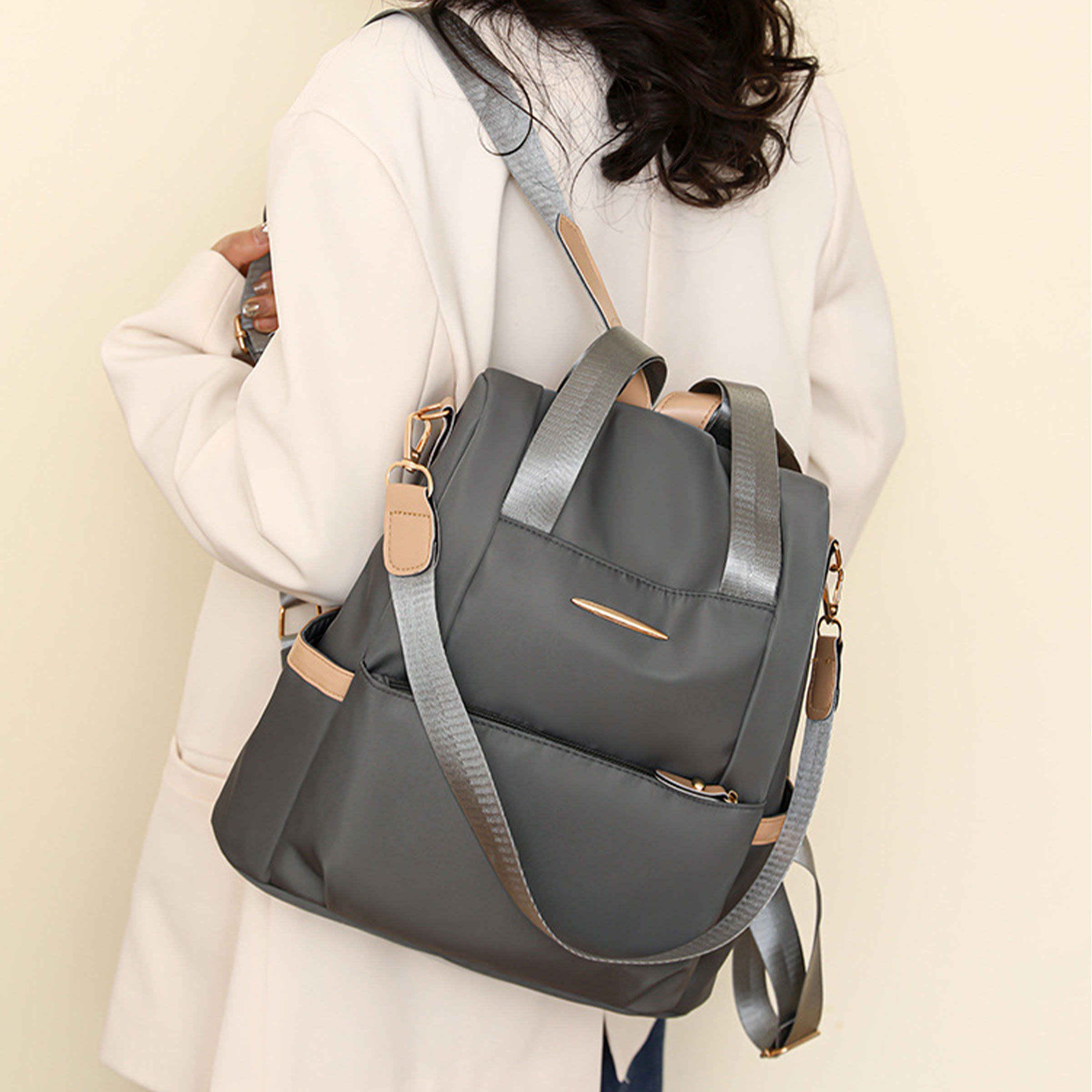 Nylon Fashionable And Portable Backpack 7