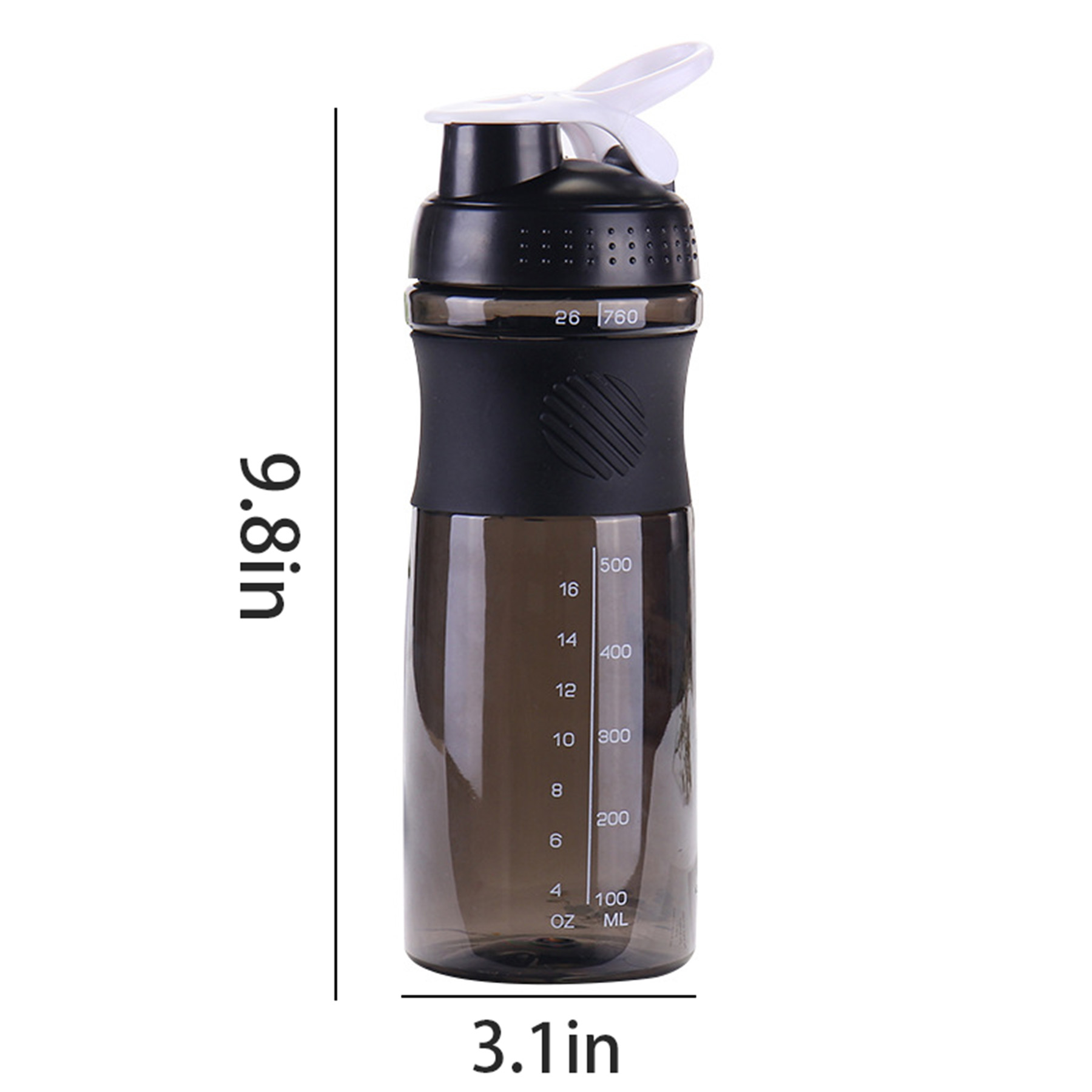 26 oz Shaker Bottle Perfect for Protein 4