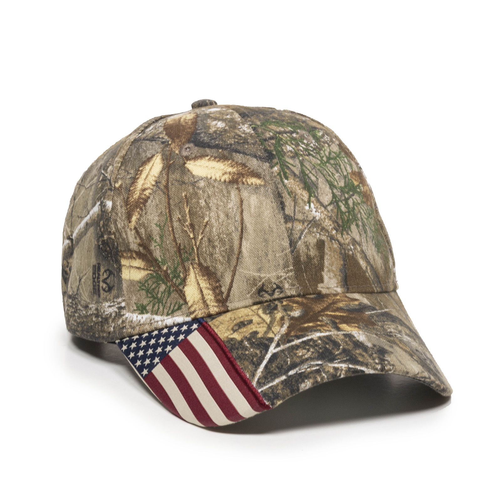Structured w/Camo Flag Visor Insert 10