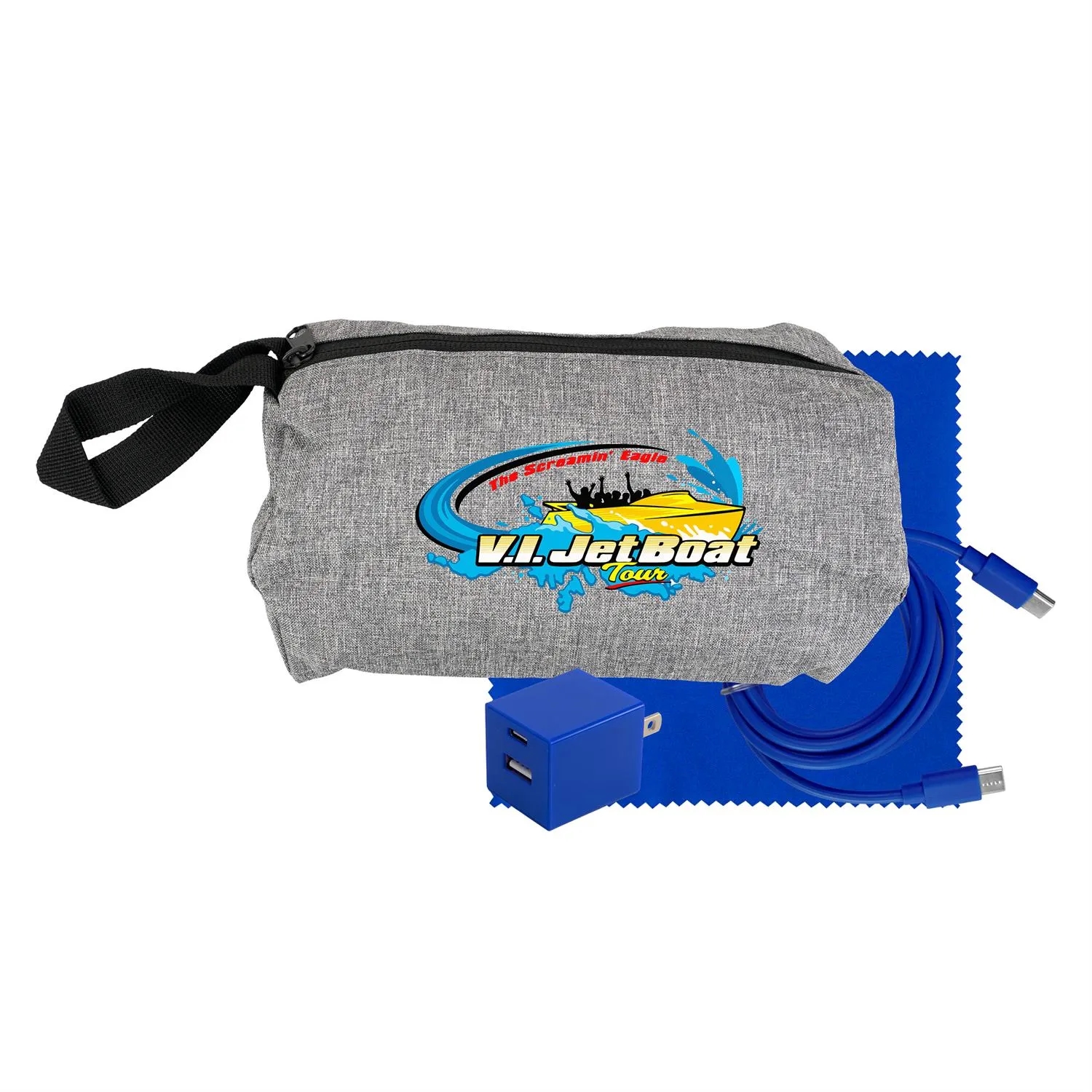 Travel A+C to C Cable, Wall & Cloth Set 10