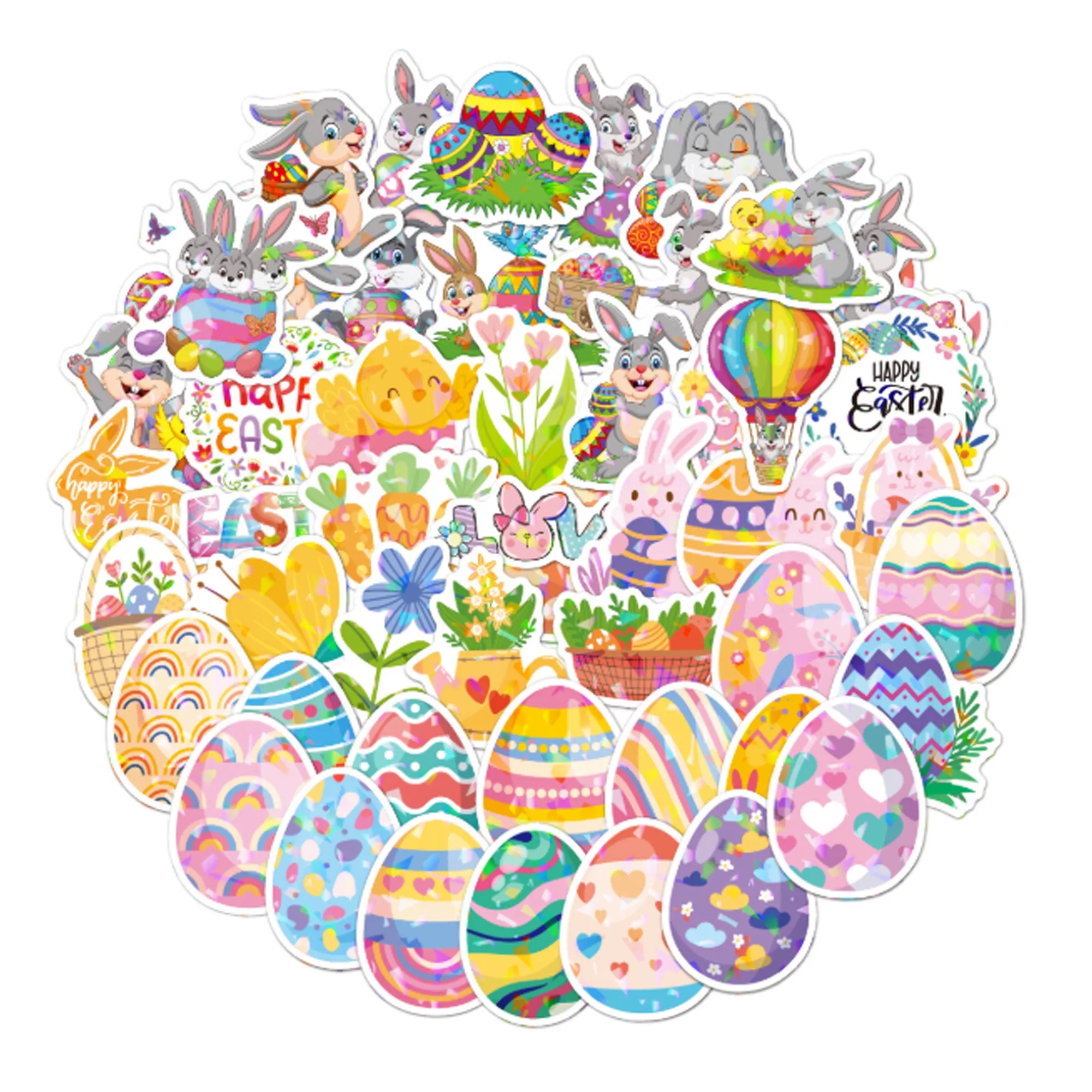 Holographic Laser Waterproof Egg Sticker 3