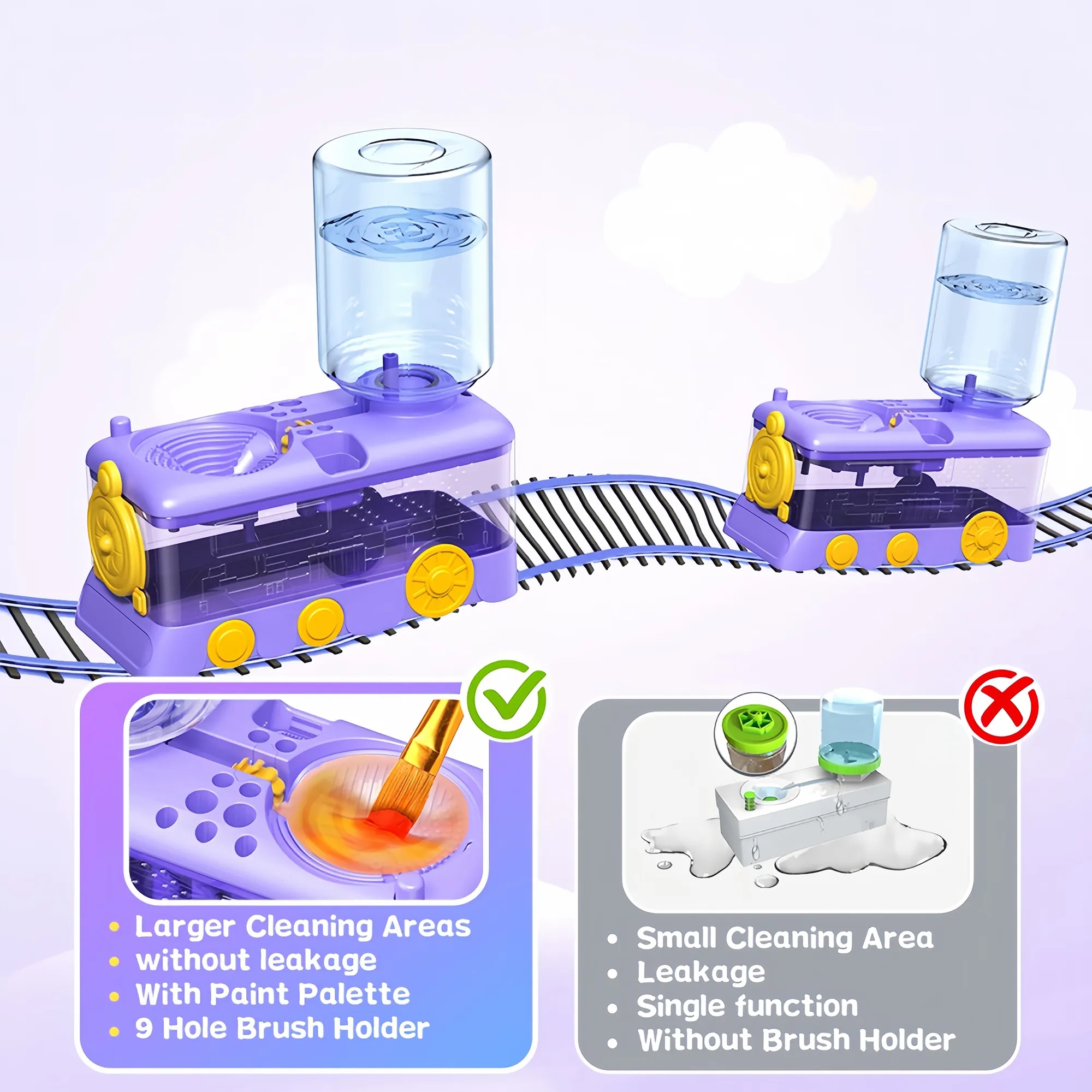 Automatic Water Changing Brush Cleaner 3