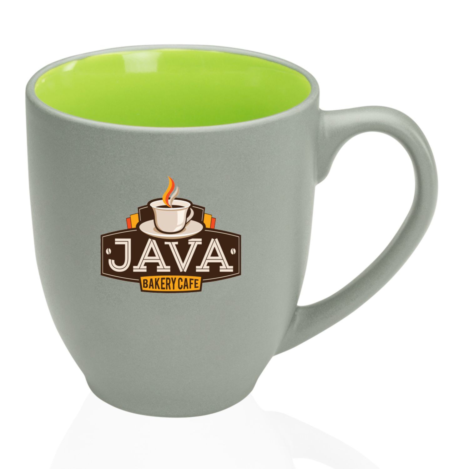 16 oz. Bistro Two Tone ceramic Coffee Mugs 3