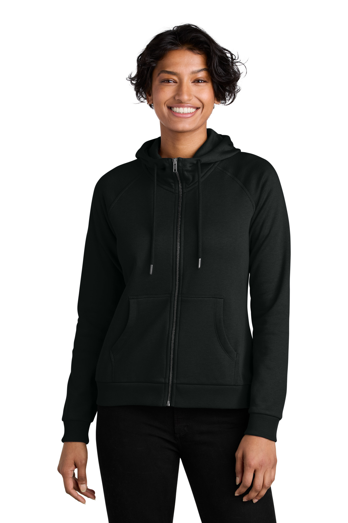 Allmade Women's Organic CVC Fleece Full-Zip Hoodie AL5003 29