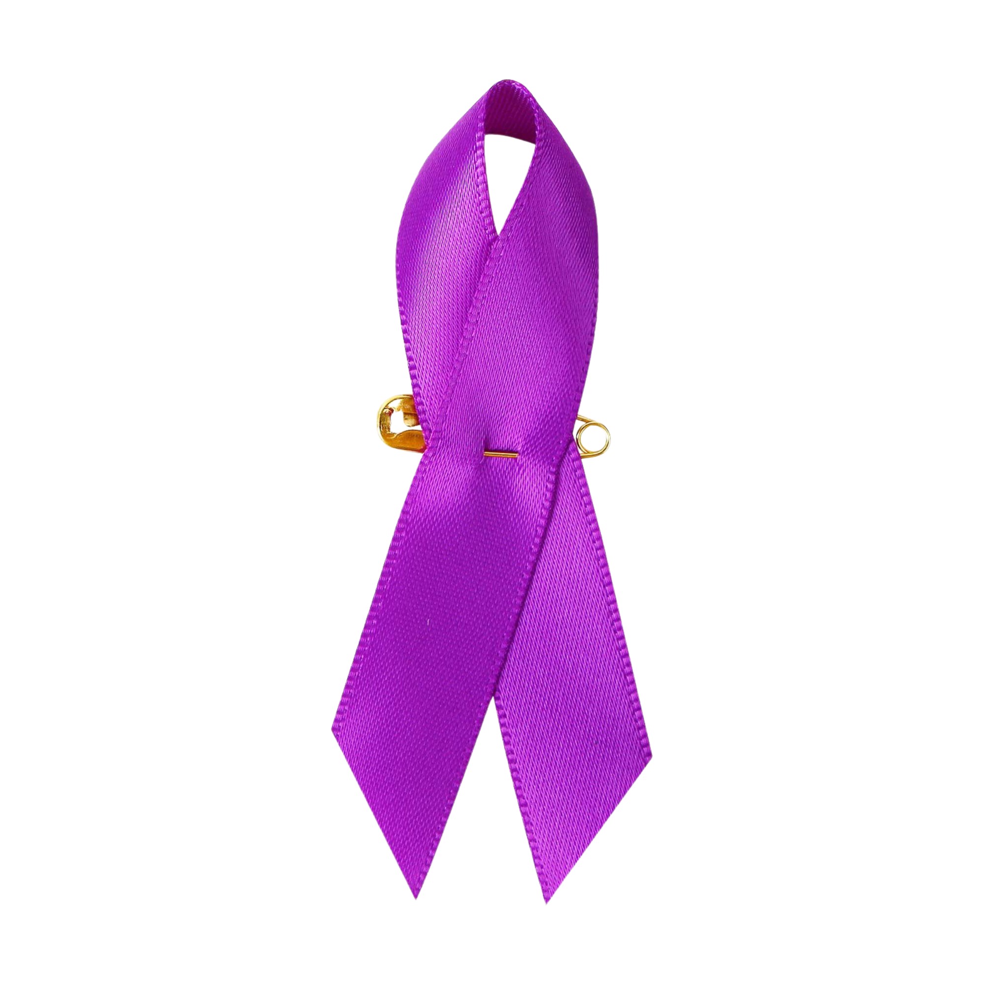 Polyester Awareness Ribbon With Custom Logo Print 6